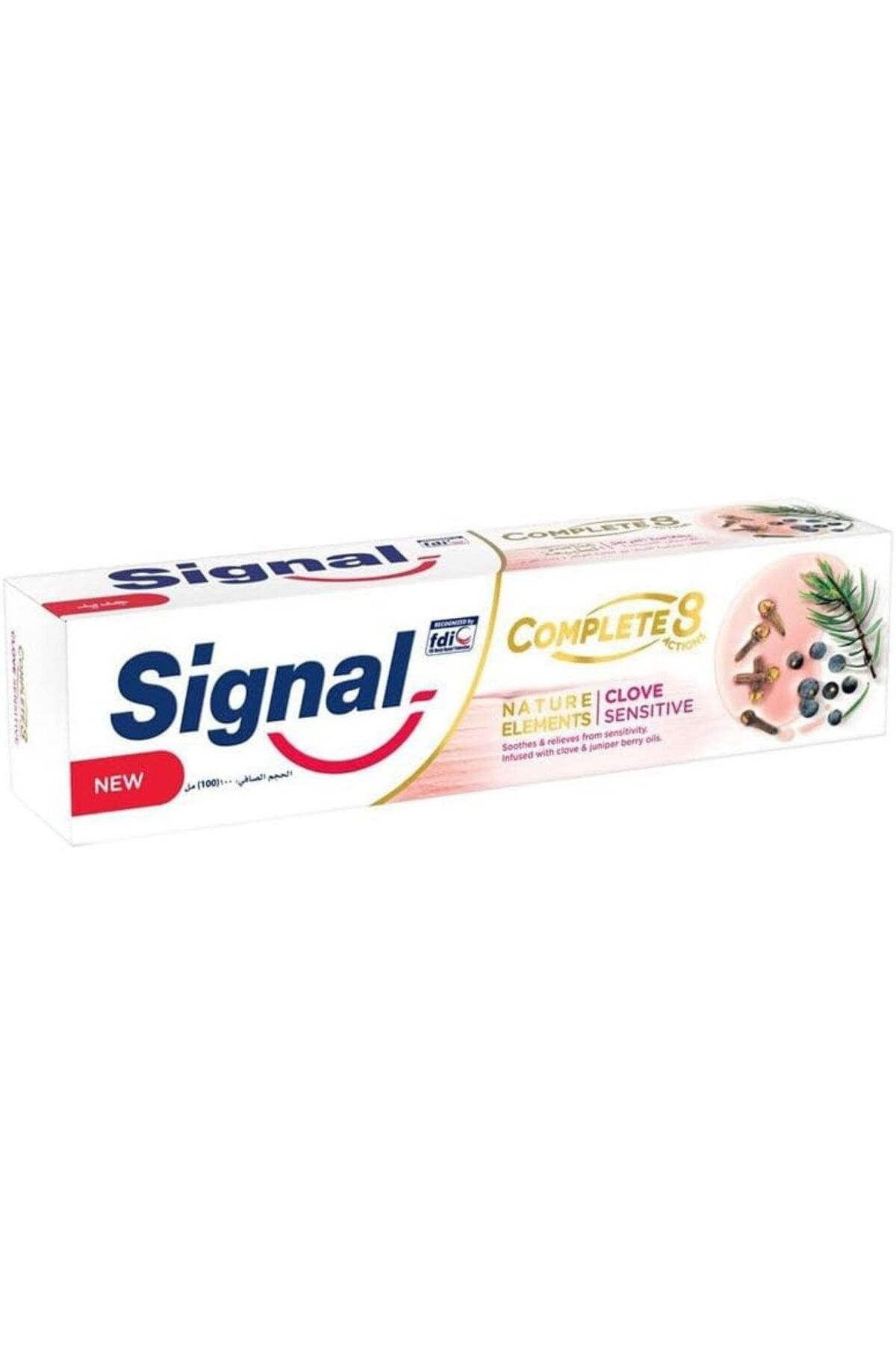 Signal-معجون أسنان كومبليت 8 للأسنان الحساسة بنكهة القرنفل 100 مل 3