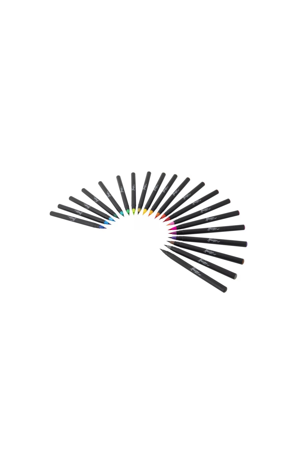 Nassau fine art-Brush Tip Marker Set – 20 Pieces – Ideal for Illustrations, Calligraphy and Design 3