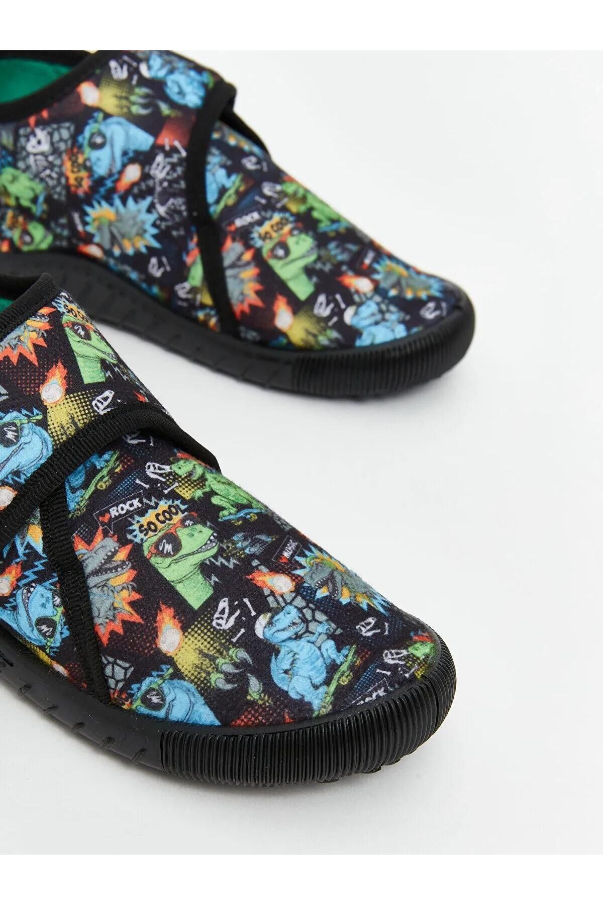 LC Waikiki-LCW STEPS Чоловічі капці з принтом для немовлят (W5) 3