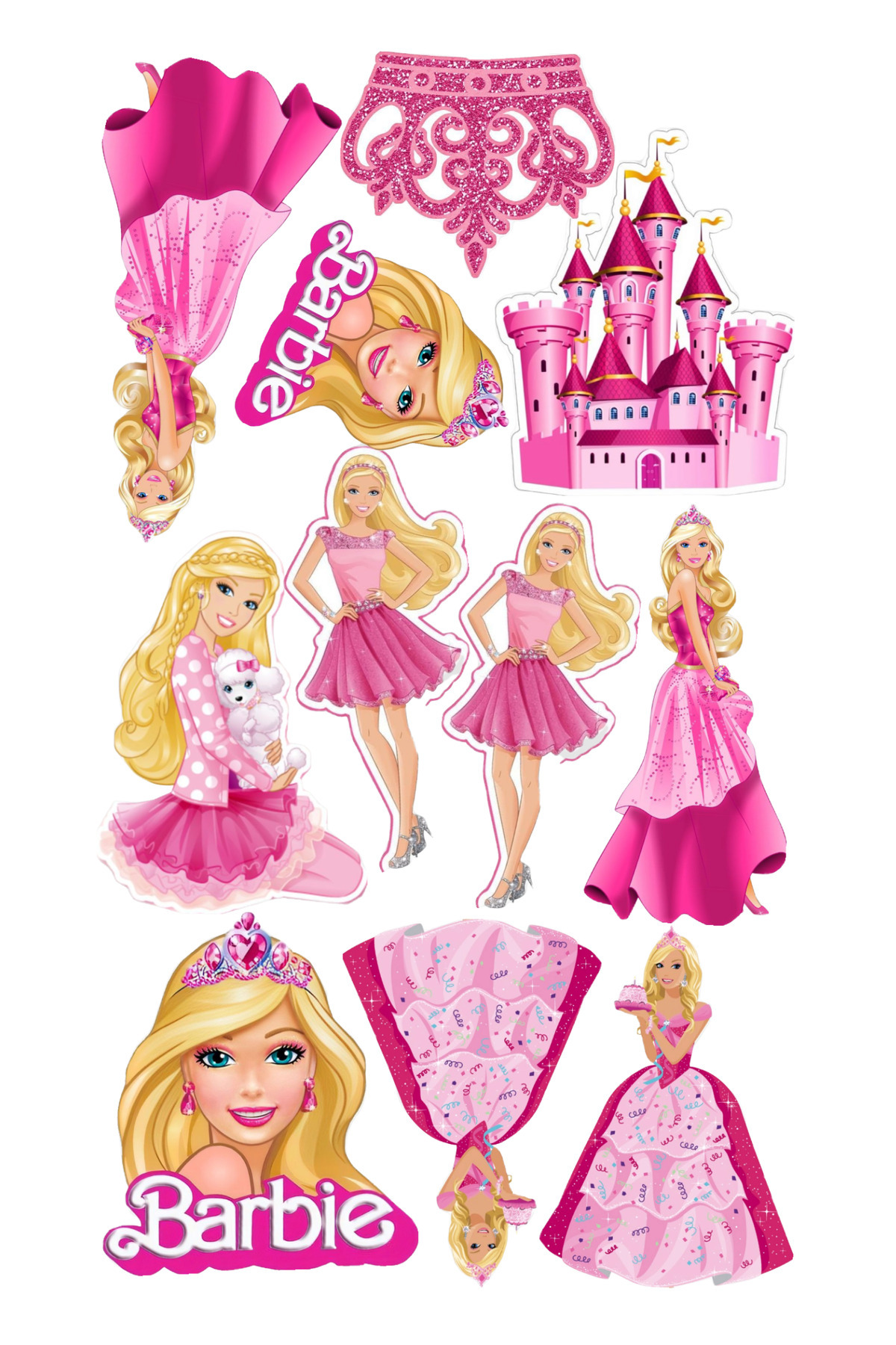 BatıDoğu Barbie Yenilebilir Cupcake ve Pasta Resim Baskı - Fiyatı