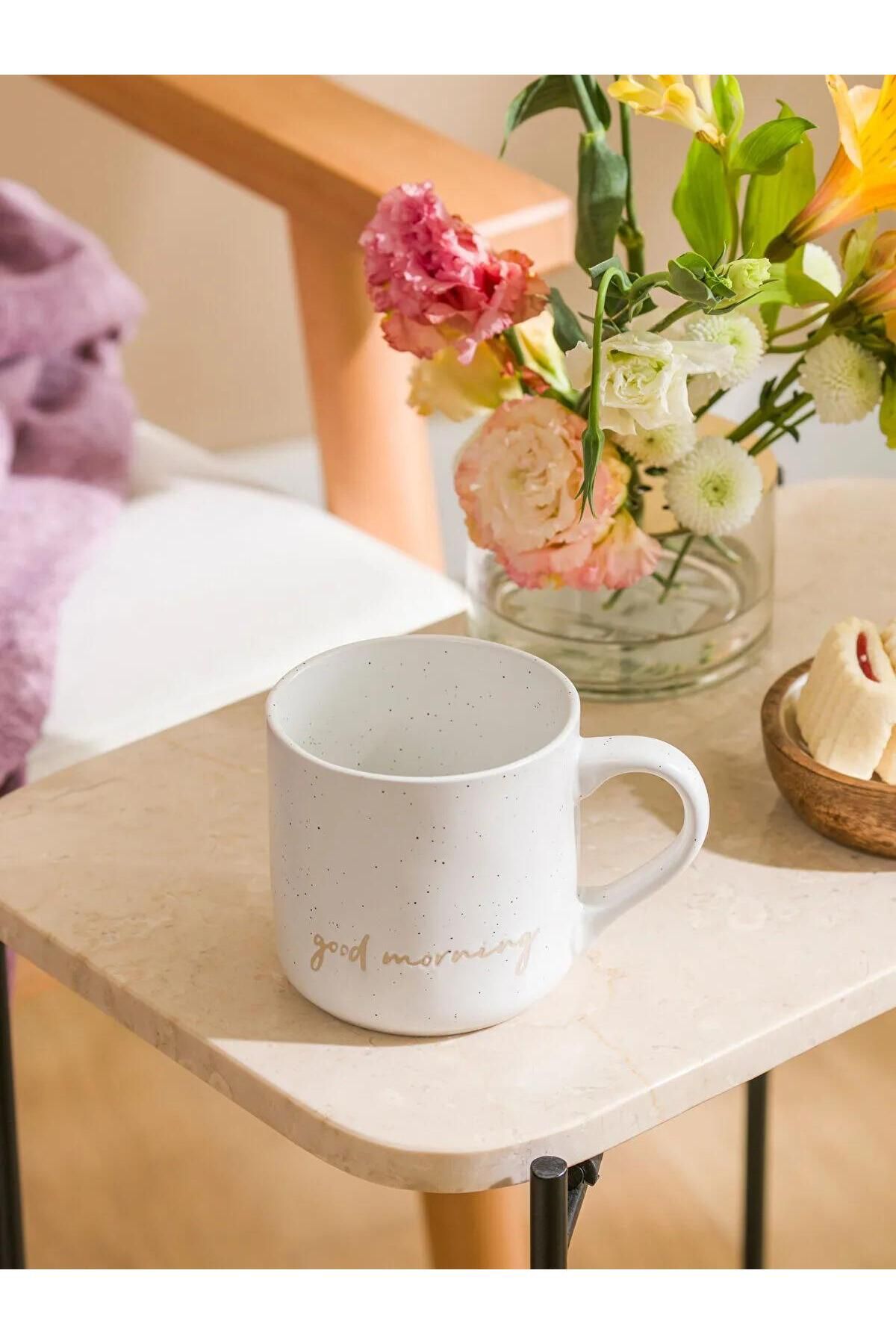 LC Waikiki-Lcw Home Text Printed Ceramic Mug (W5) 1