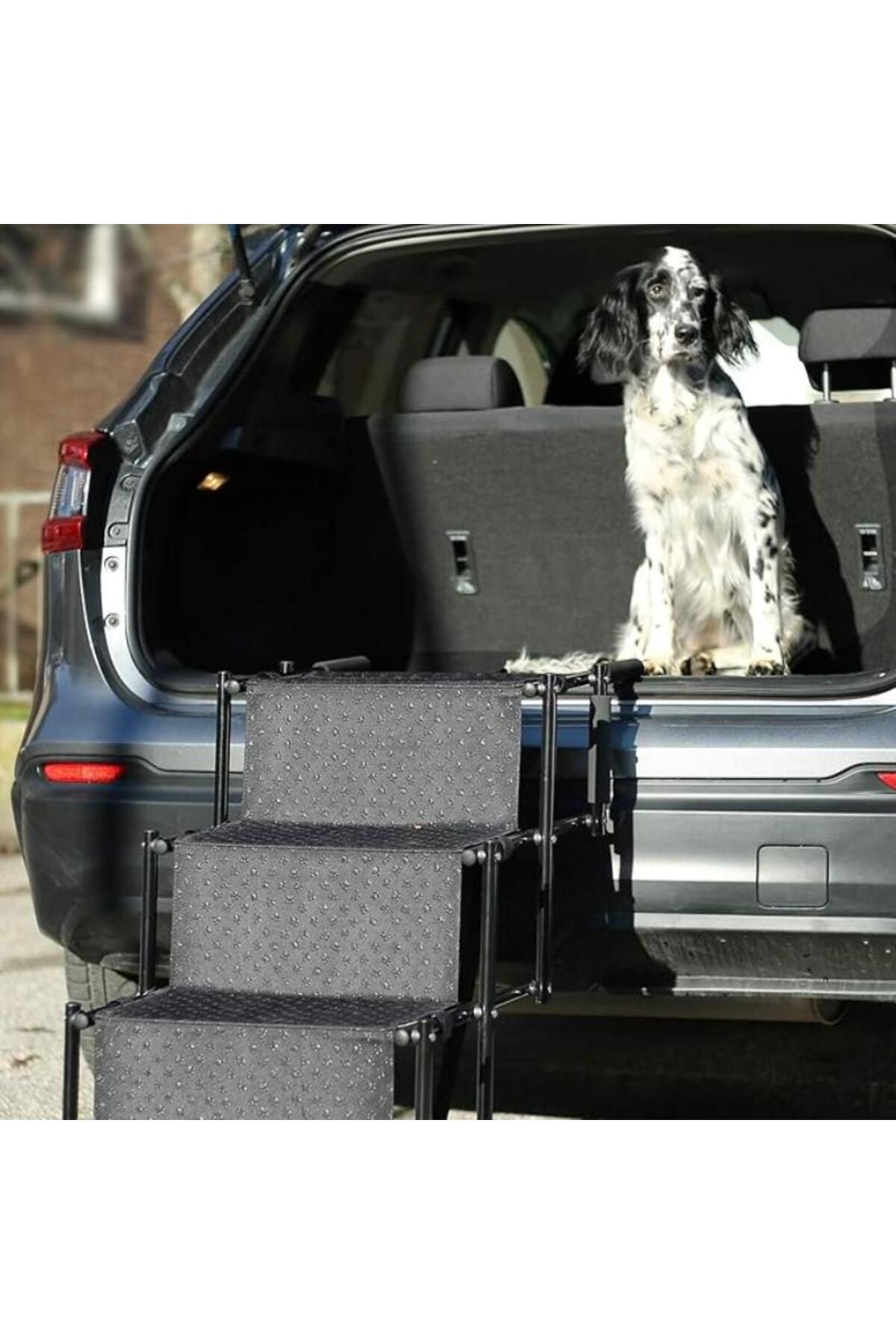 Bella & Balu-Folding ladder for dogs, 4 steps, adjustable height, stable, maximum load 58kg 4