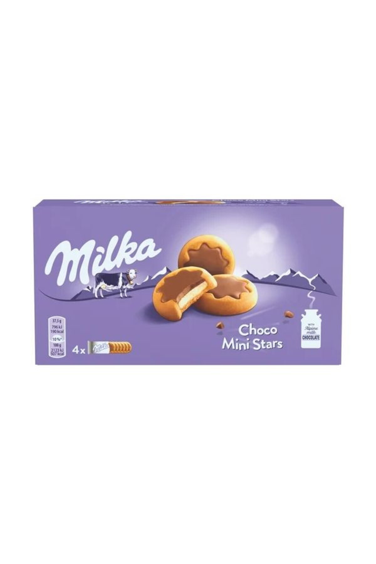Milka Μπισκότα Choco Minis γεμιστά με κρέμα γάλακτος 150g