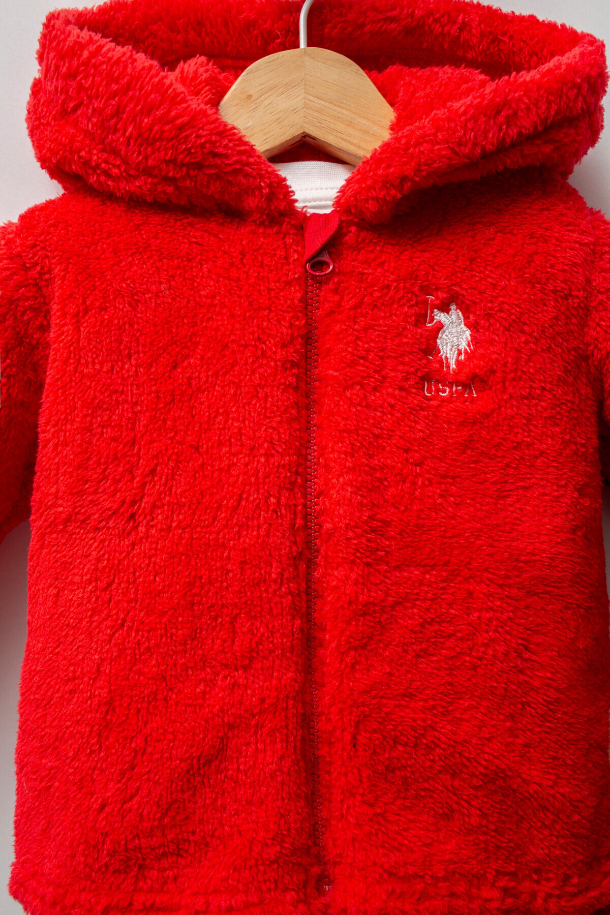 ست قرمز دخترانه نوزاد U.S. Polo Assn. — 2