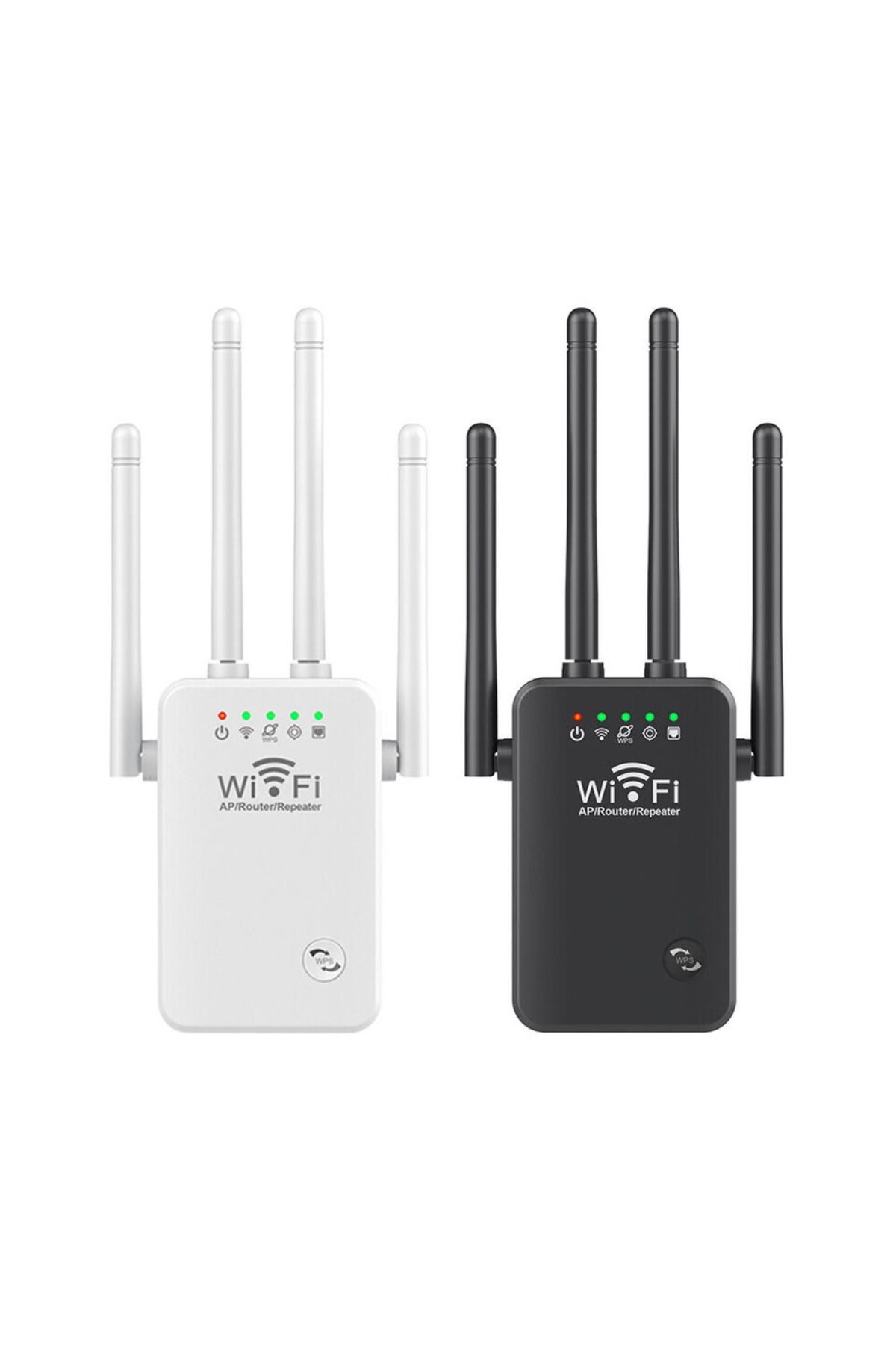 MNS-Wireless Signal Amplifier With 4 External Antennas, Range Extender With Speed Up To 300Mbps, 2.4GHz 3