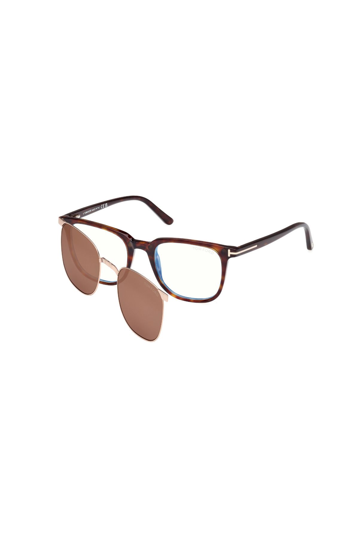 Tom Ford FT 5916-B 052 50 Tom Ford Klipsli (Clip-On) Güneş Gözlüğü
