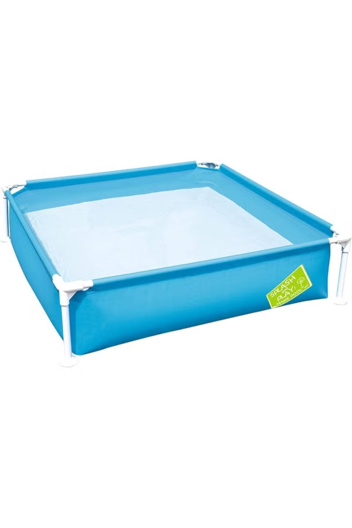 BESTWAY-My First Frame Pool – 1.22 × 1.22 × 0.305 m Square Kiddie Pool 1