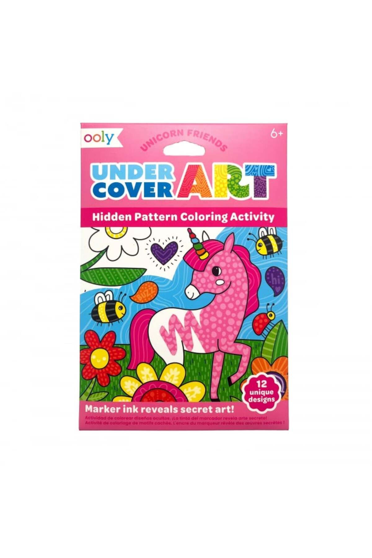 Ooly-Set de colorat cu modele secrete, artă sub acoperire - unicorni 1