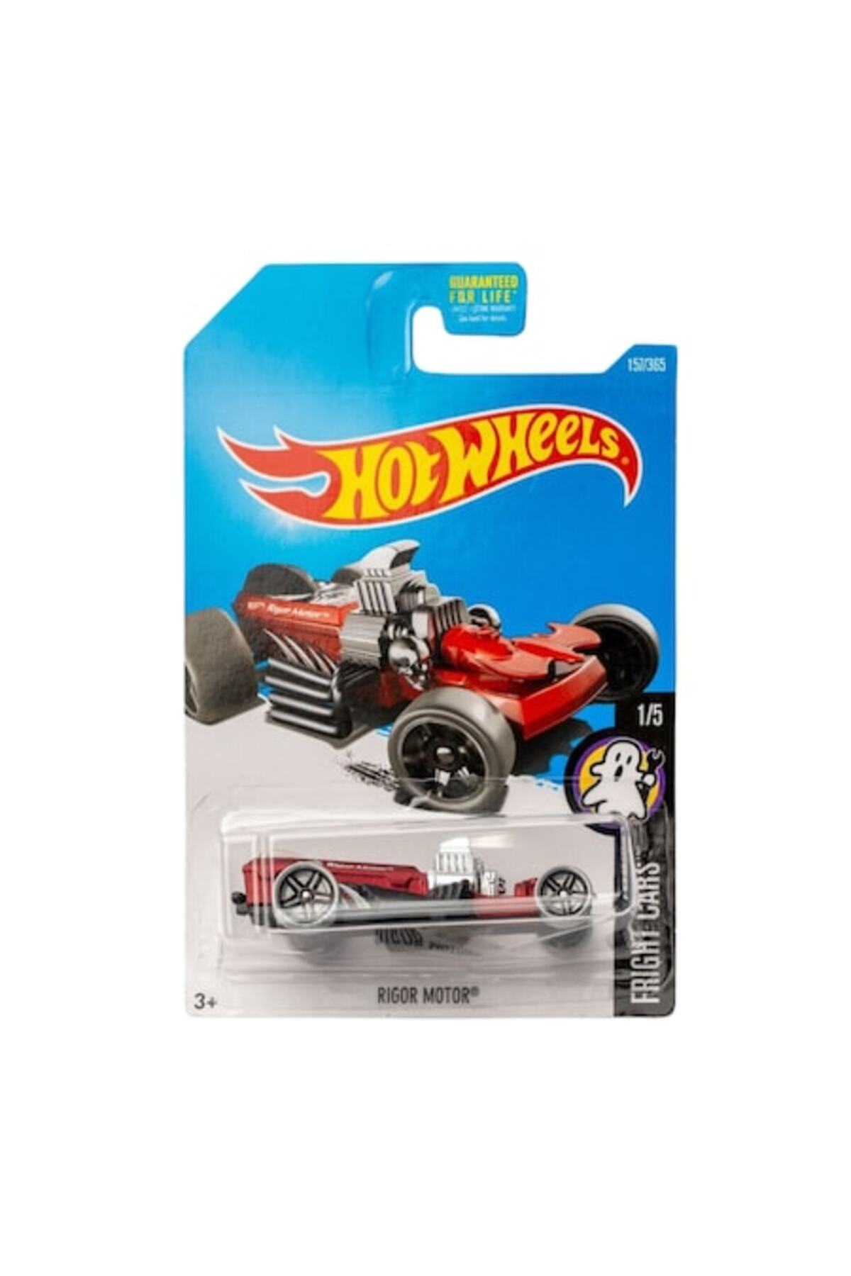 Masinuta Metalica Hot Wheels, Rigor Motor, Colectia Fright Cars - Editia 2017, Rosu, 1:64