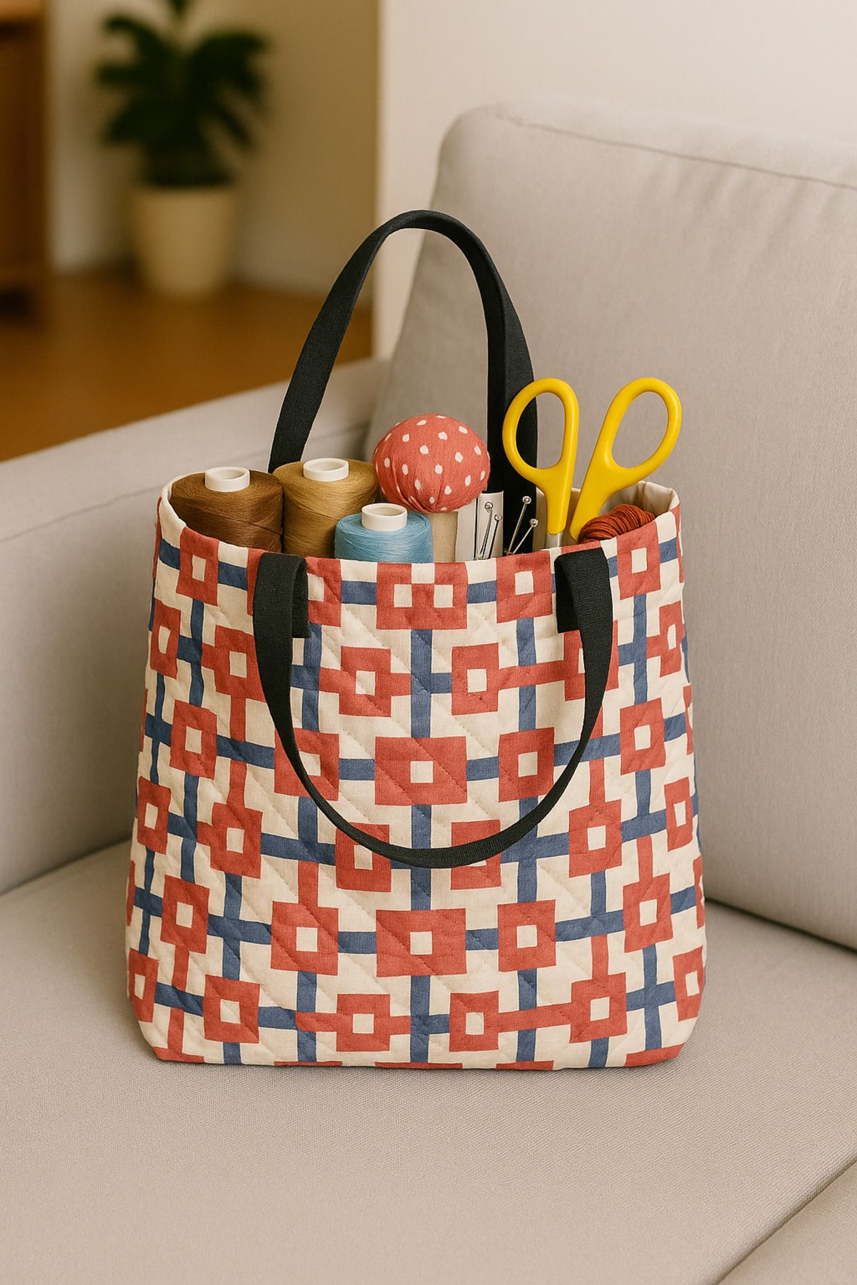 Myvenia-Patterned Cloth Bag Daily Use; Durable, Lightweight and Stylish Design 5