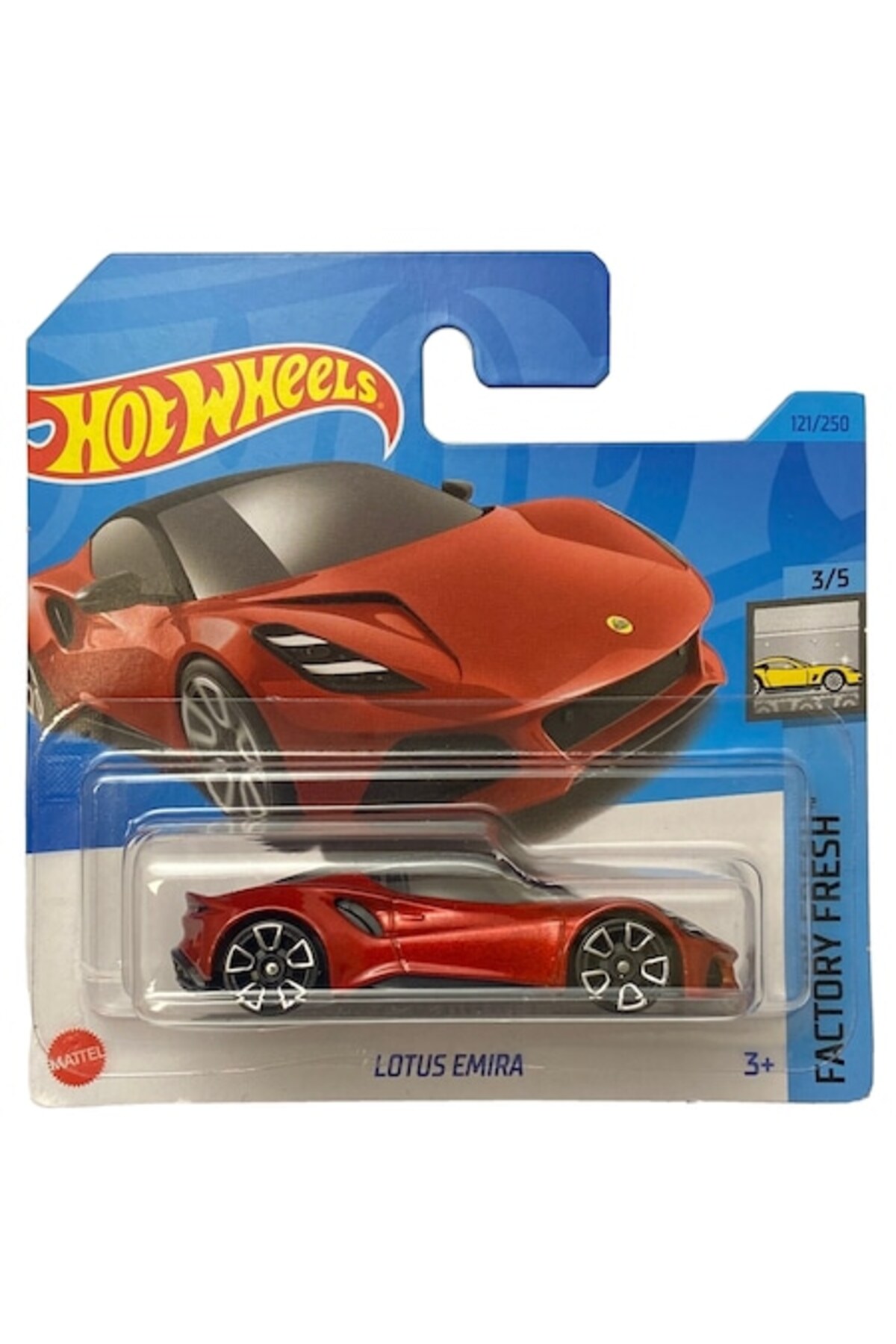 Masinuta metalica Hot Wheels, Lotus Emira, Rosu, 1:64