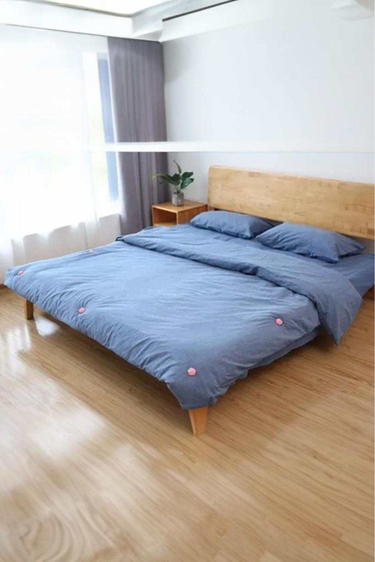 Genel Markalar Gül Desenli Yorgan Çarşaf Nevresim Perde Sabitleyici 8 Adet fotoğrafı 5 (önizleme)