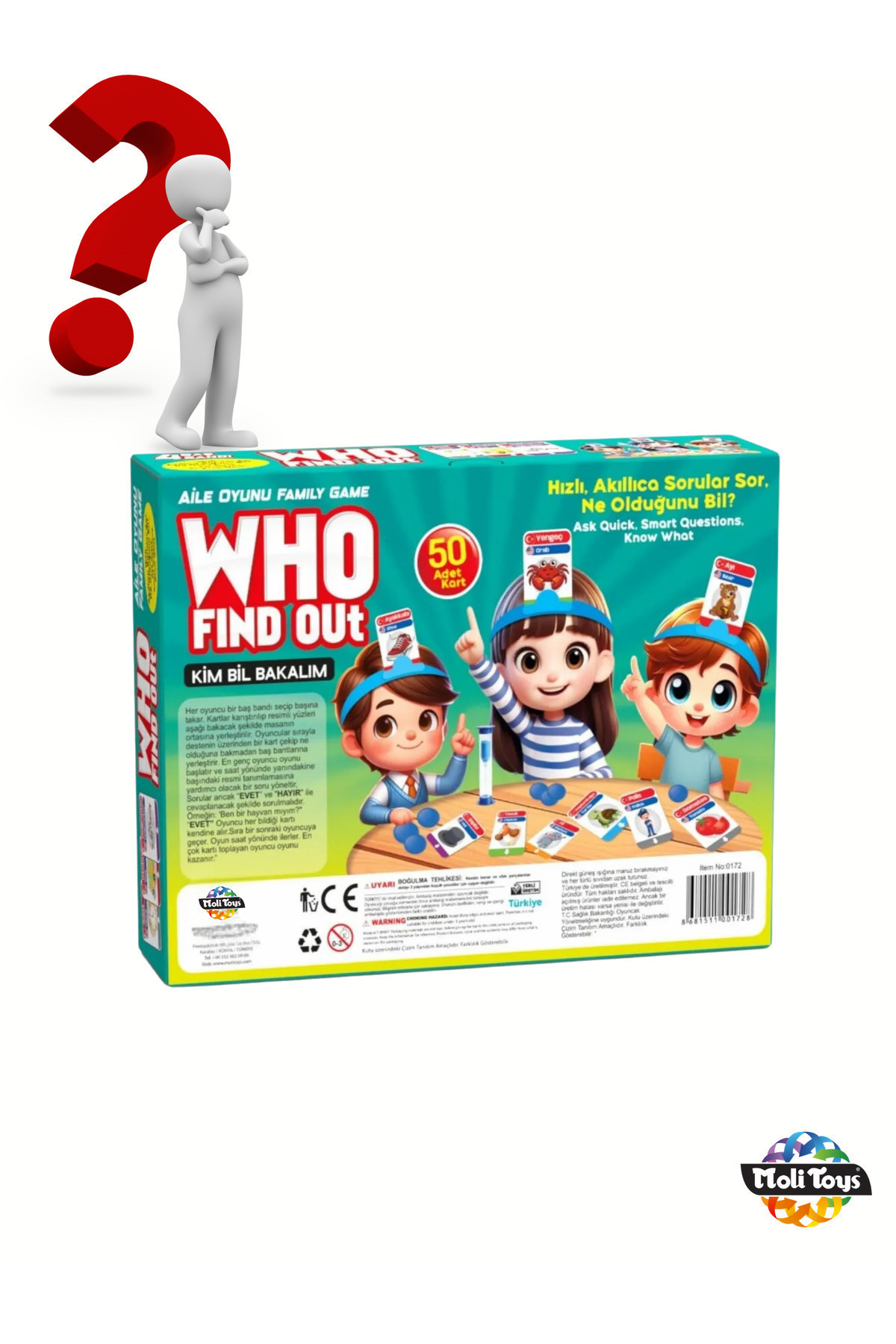 Moli Toys Molitoys Kim Bil Bakalım Bilgi Ve Zeka Oyunu(find Out Who) fotoğrafı 2 (önizleme)