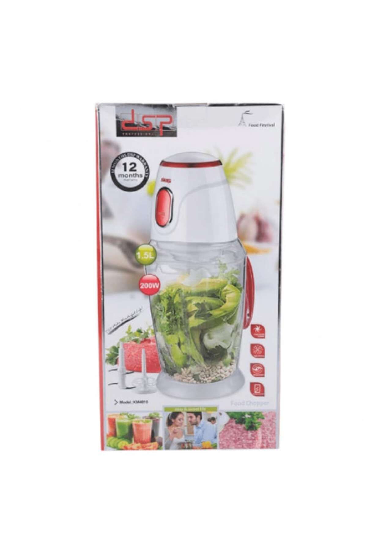DSP-Electric vegetable chopper with grinding function, KM4010 3