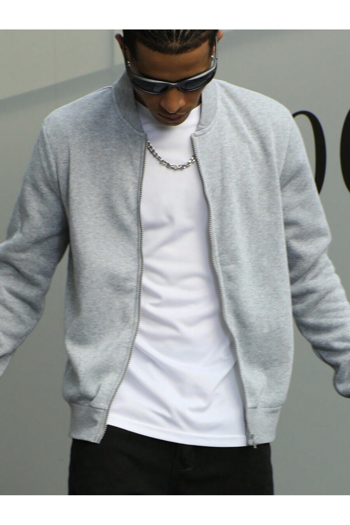 MOONBULL  Erkek Fermuarlı Sweatshirt - Görsel 3