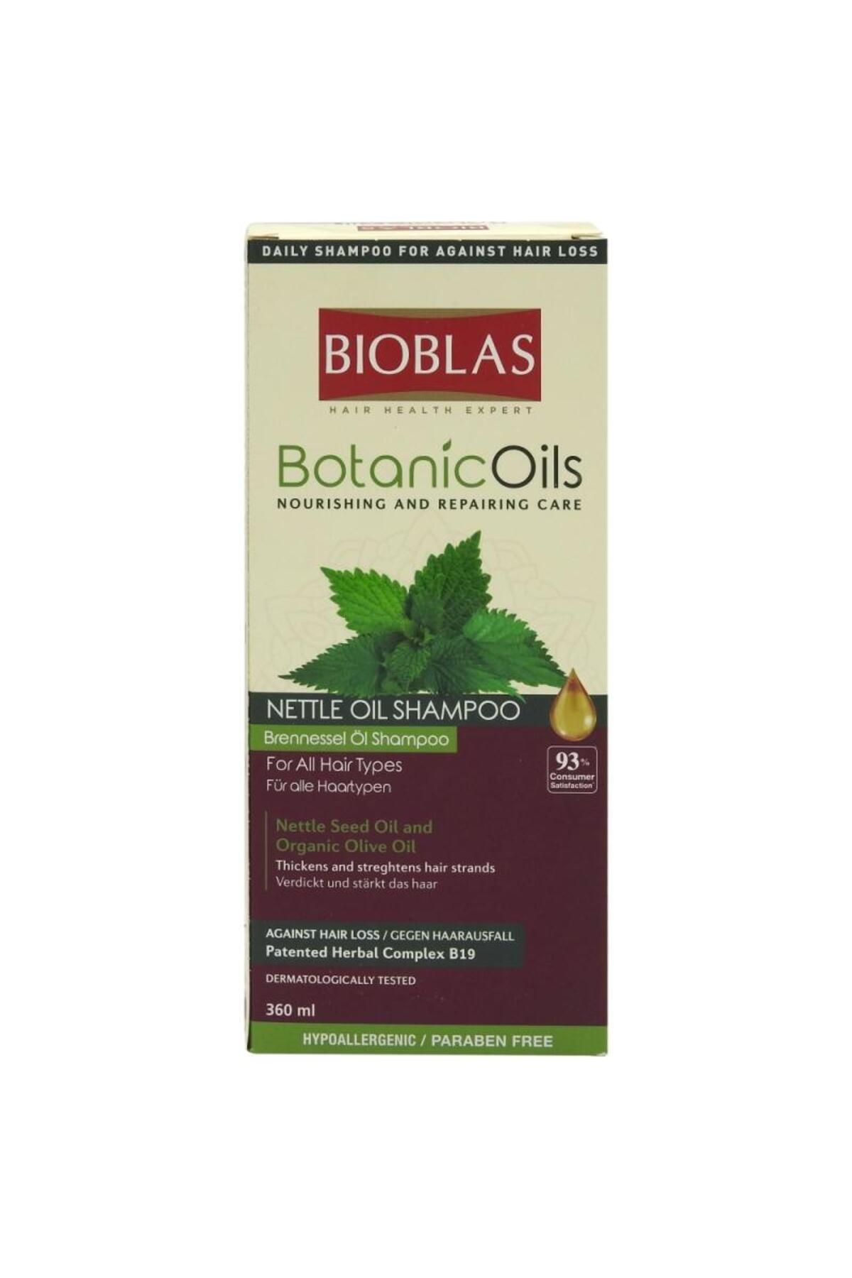 Bioblas-SAMPON BOTANIC OILS 360ML NETTLE PAR SUBTIRE 1