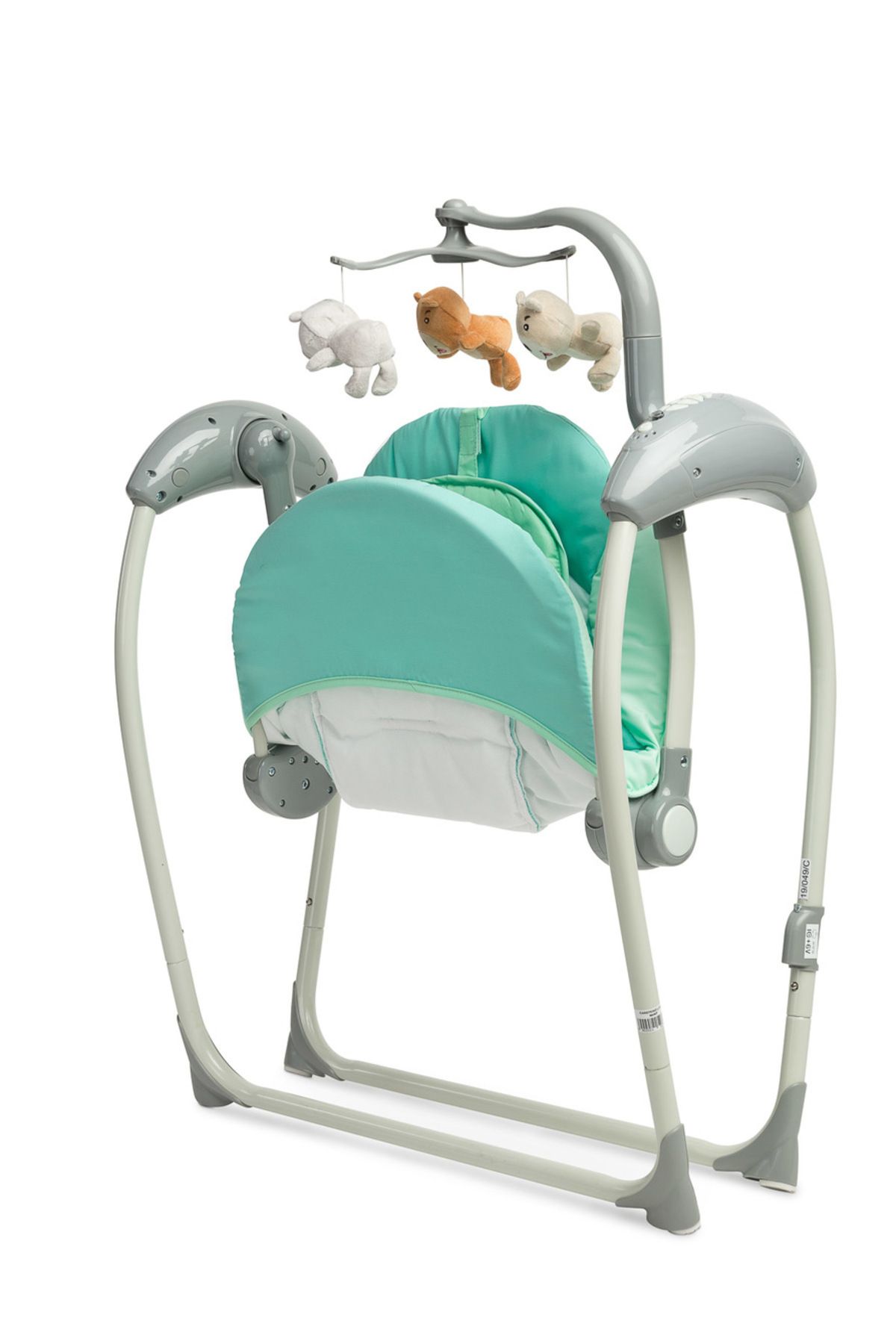 Caretero-Smart electric swing, up to 12 kg, foldable, with 8 speeds, remote control & voice recognition 3