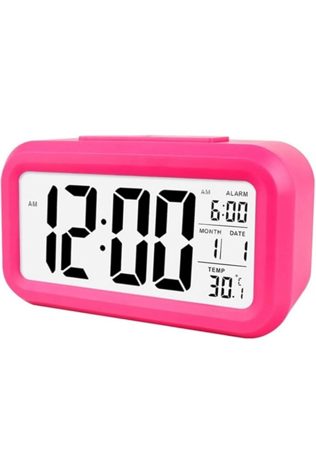 Generic-Smart Digital Alarm Clock with Temperature Display, Large LCD Screen, Date Display, Smart Night Lig 1