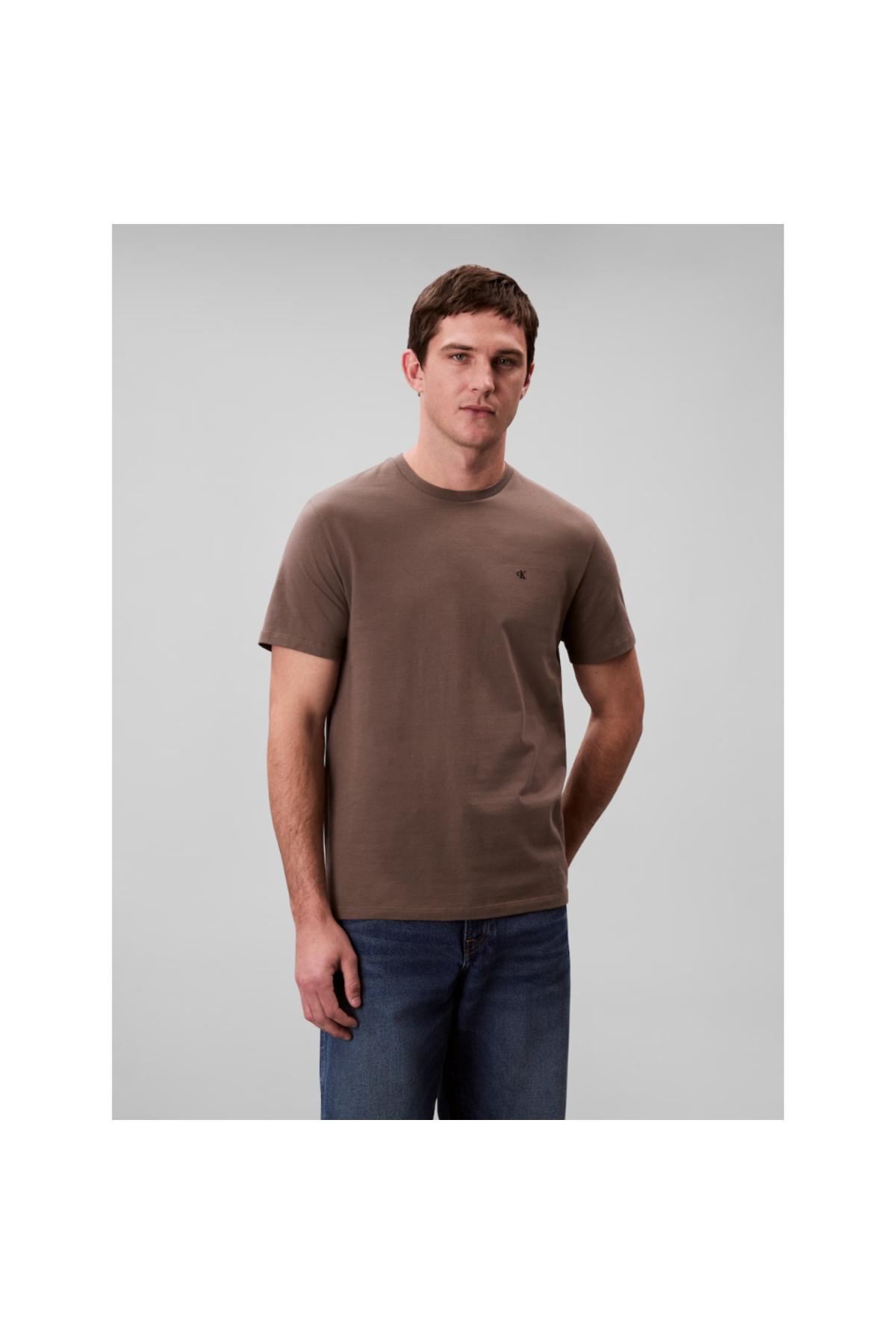 کلوین کلاین تی‌شرت مردانه سی‌کی مدل Lv040hm265 Ss Smooth Cttn Solid Crewnk