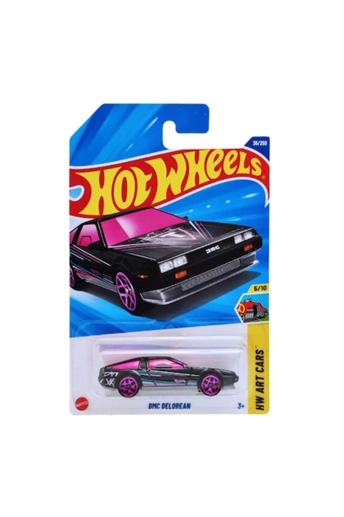 Masinuta Hot Wheels, DMC Delorean, 1:64