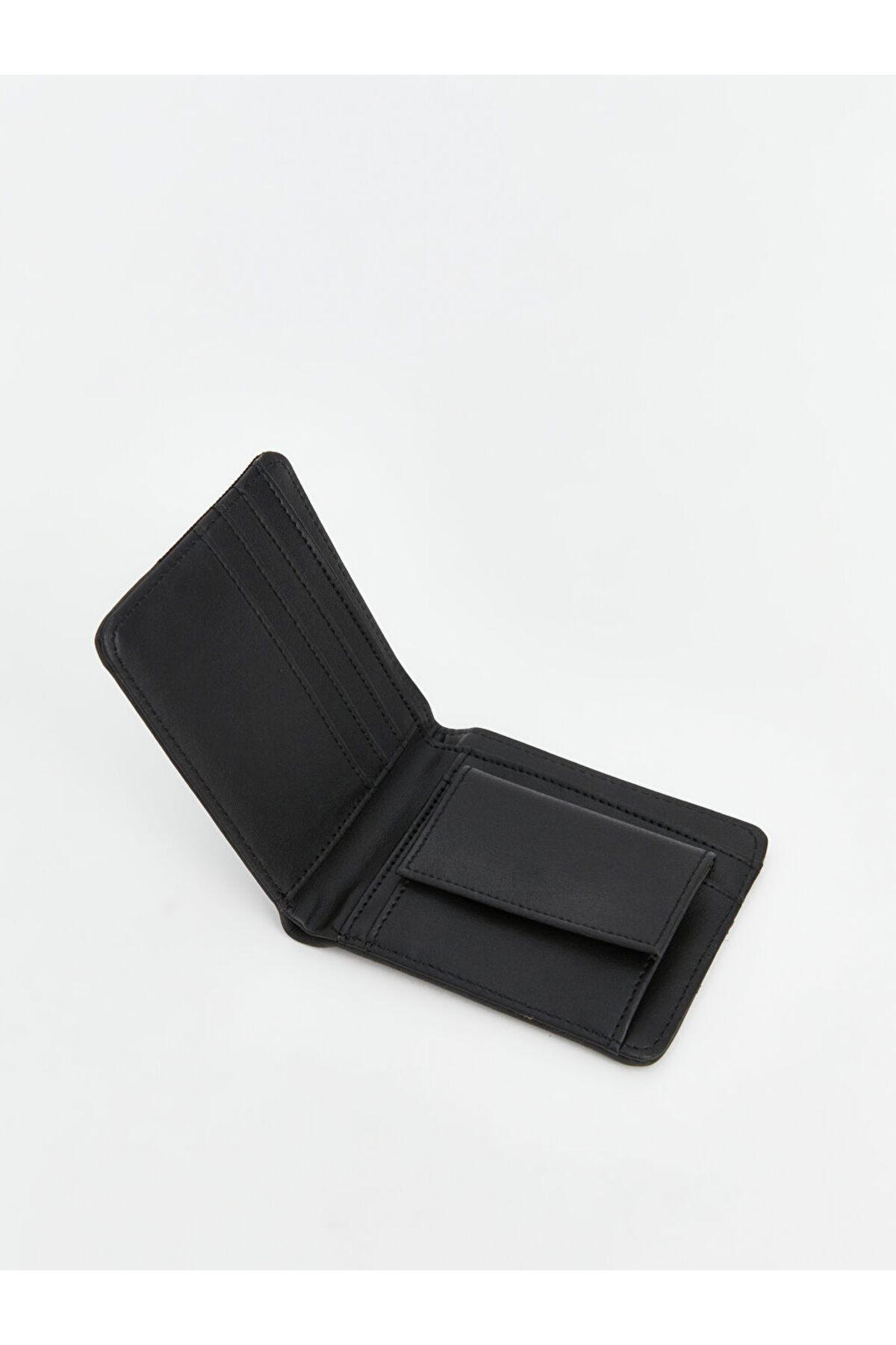 LC Waikiki-Create Your Style from Uzg Store |   Black Leather Look Men's Wallet 2