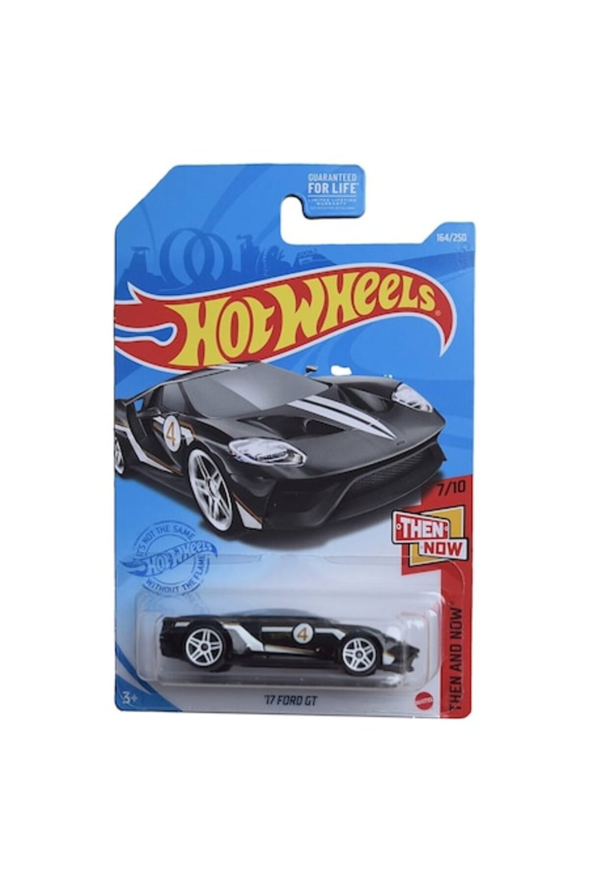 Masinuta Metalica Hot Wheels, '17 Ford GT, Negru, 1:64