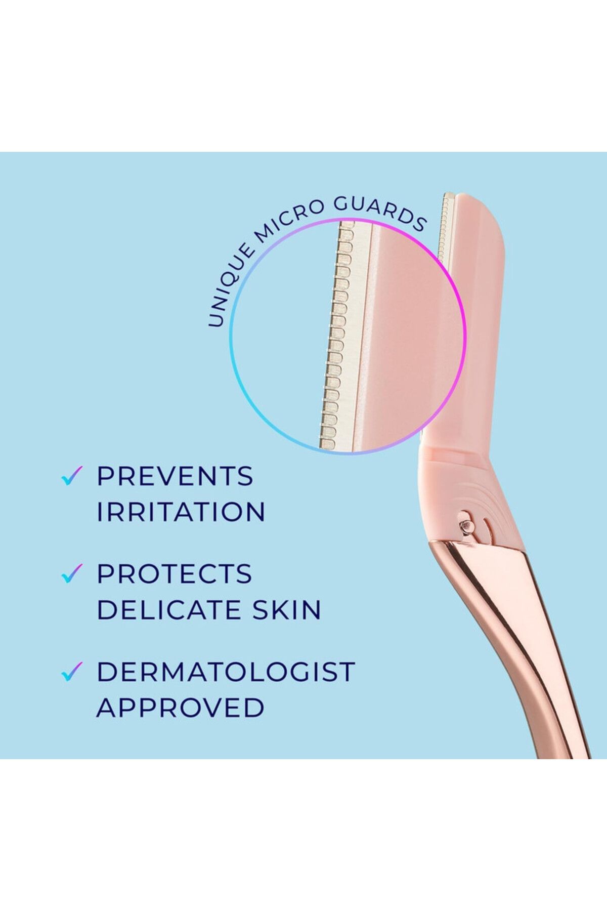 INTUITION-Derma Glow Facial Razor -Dermaplanning Tool-removes Fine Hairs- With 1 Razor & 2 refills 7