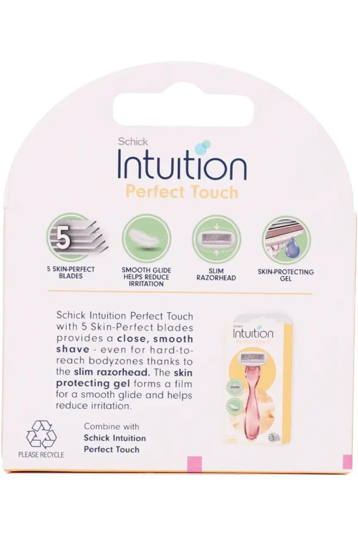 INTUITION-Perfect Touch Razor for Women, Smooth Glide-Helps Reduce Irritation-4 Catridges 2