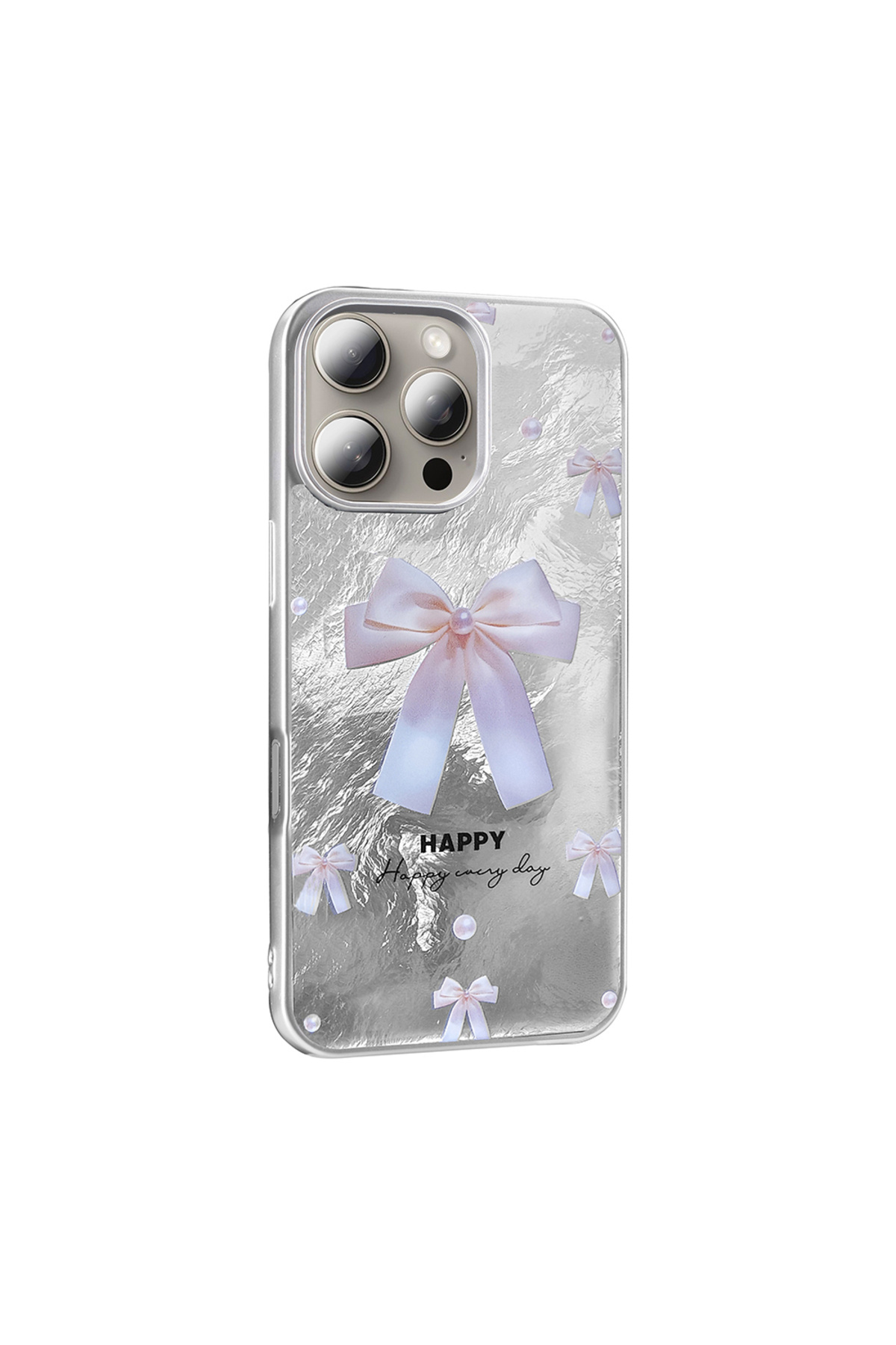 noktaks-Compatible with iPhone 16 Pro - Case Patterned Protective Mep Cover - Gold Leopard - T36864 5