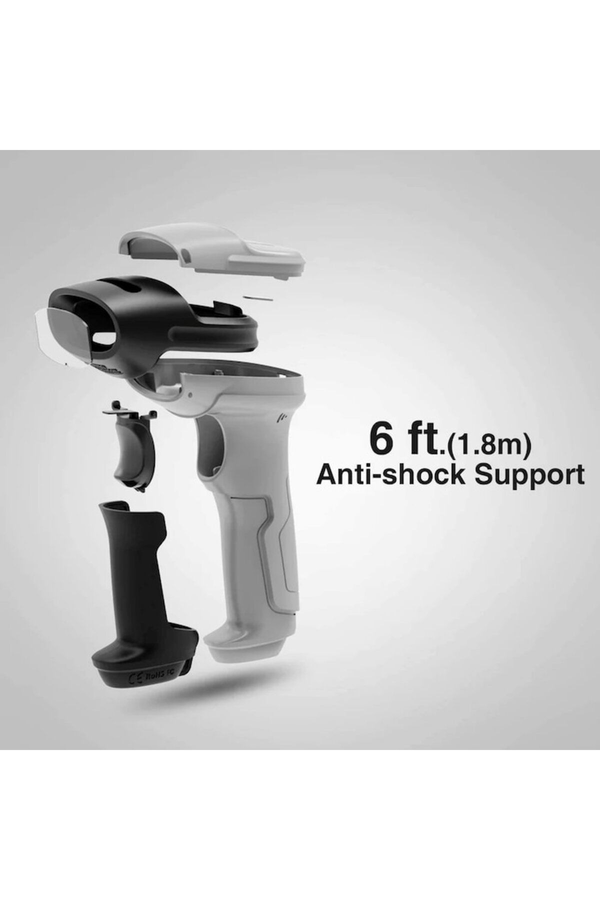 inateck-Scaner de coduri de bare Bluetooth Inateck, wireless, funcționare continuă 15 zile 3