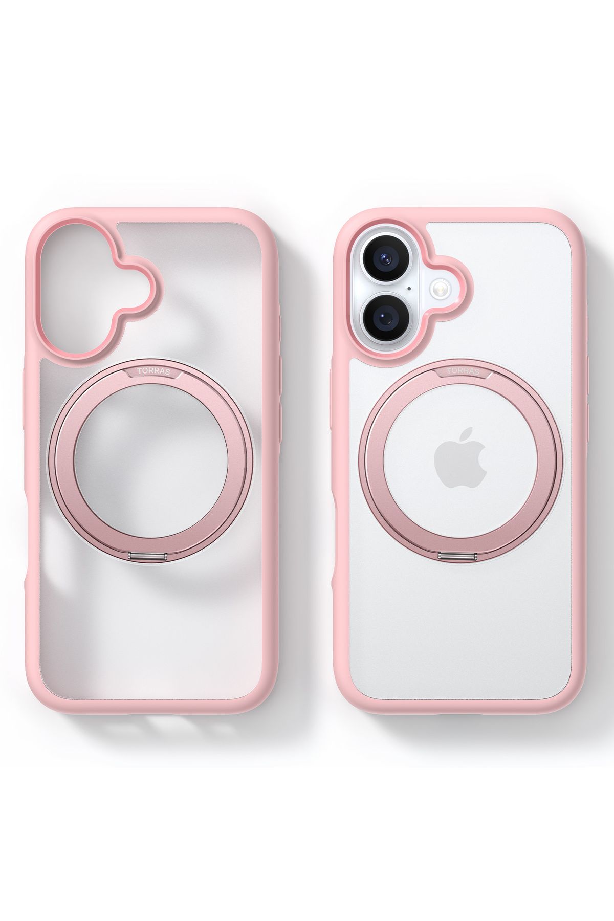 TORRAS-Upgraded 360°Rotatable Magnetic Ring for iPhone 16 Plus Case, Fit for MagSafe with Stand & Ring Hol 4