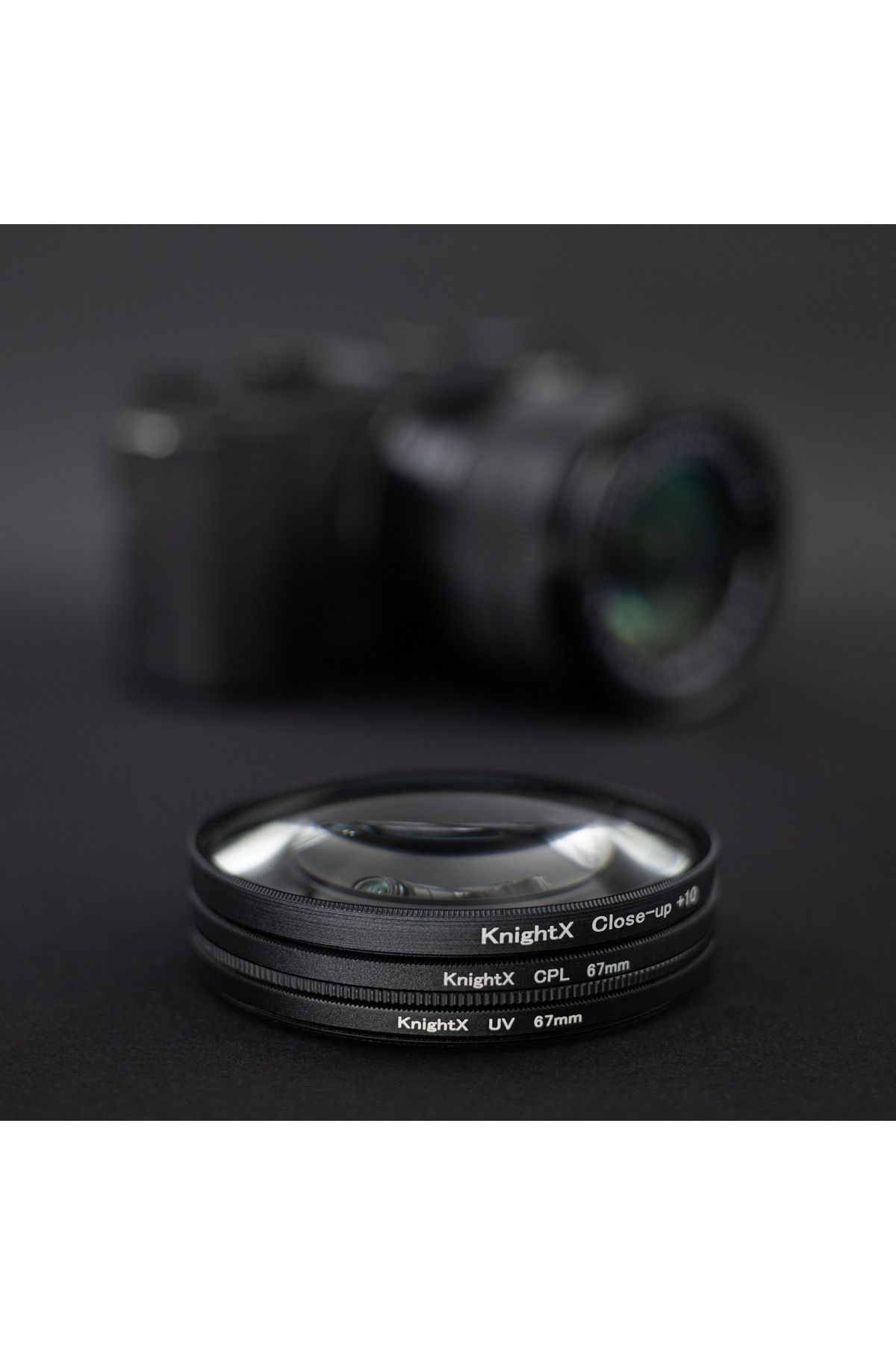 KnightX-Set UV, CPL, CloseUp Macro +10, Entuziast, 52mm + Husa & Laveta CADOU 2