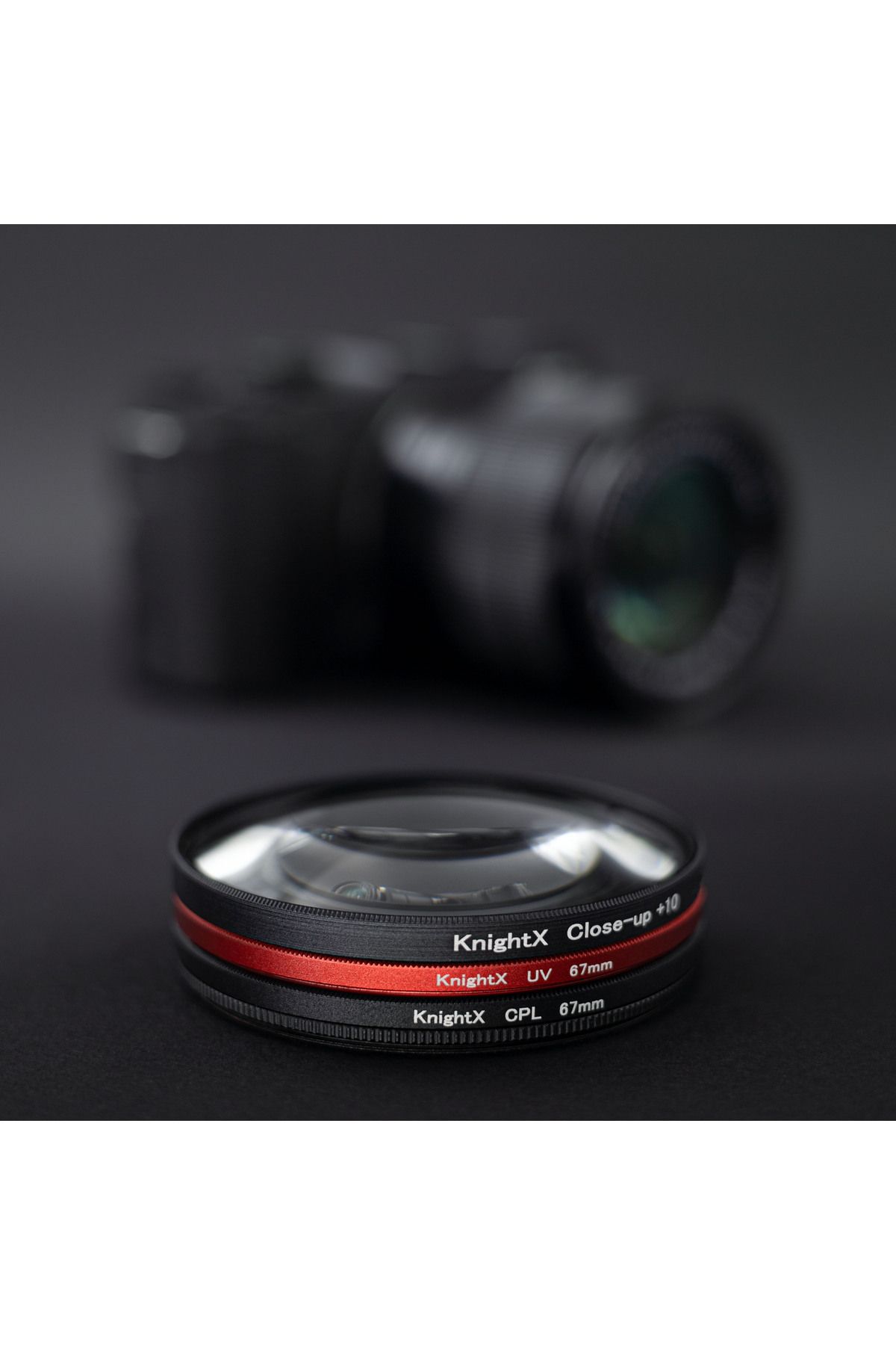 KnightX-Set UV, CPL, CloseUp Macro +10, Entuziast, 52mm + Husa & Laveta CADOU 2