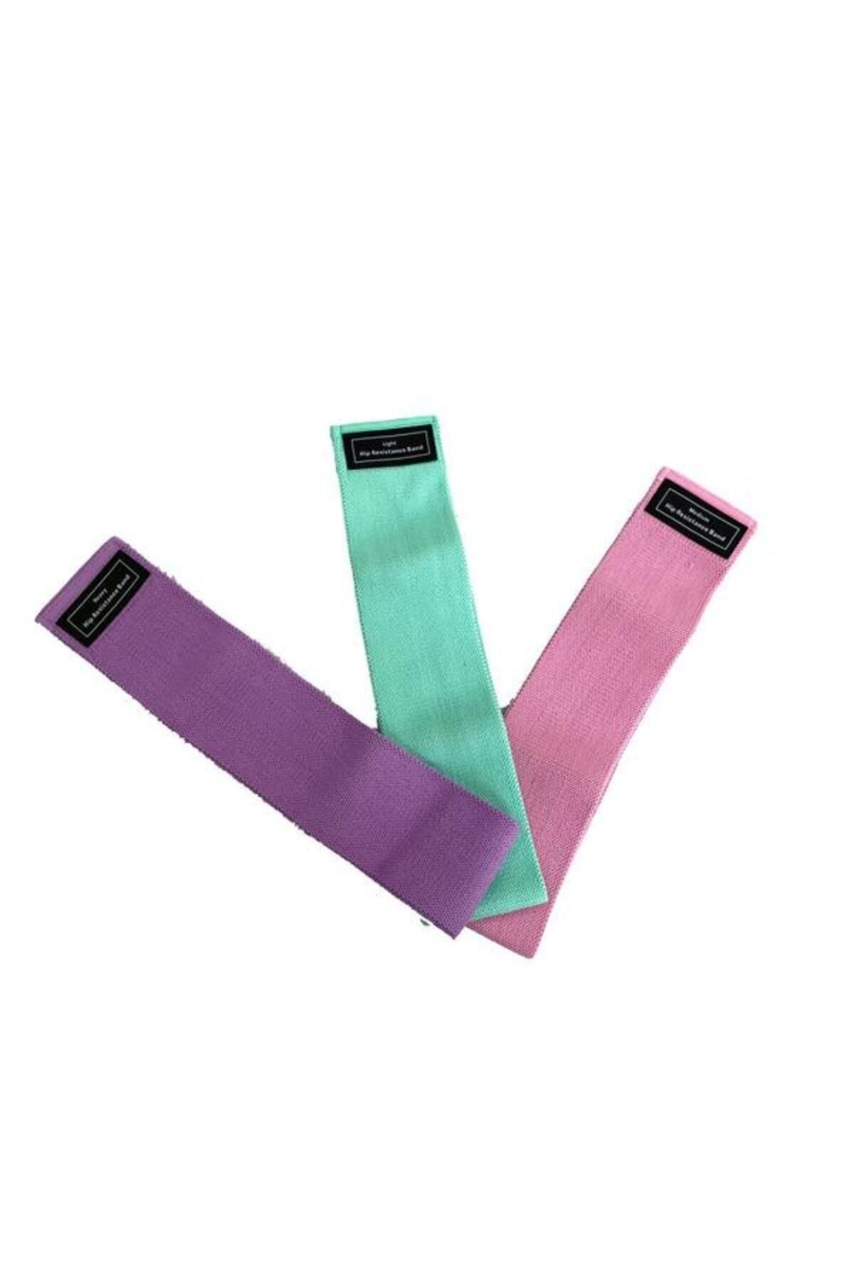Techfit-Set 3 Elastic Bands, Polyester & Latex Material TECHFIT, Carry Bag 3