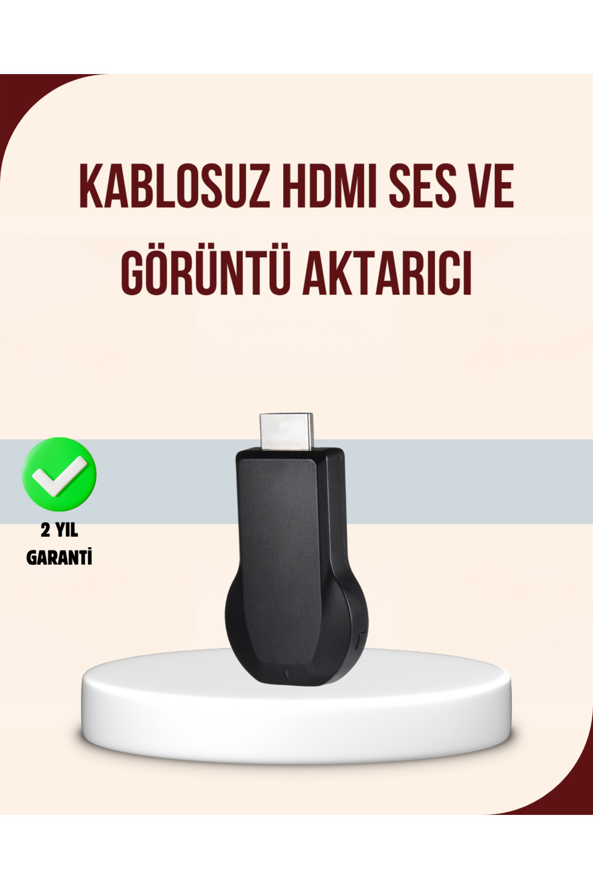 AyrStore Hdmi Kablosuz Ekran Alıcısı – Ios, Android, Mac, Pc Uyumluluğu