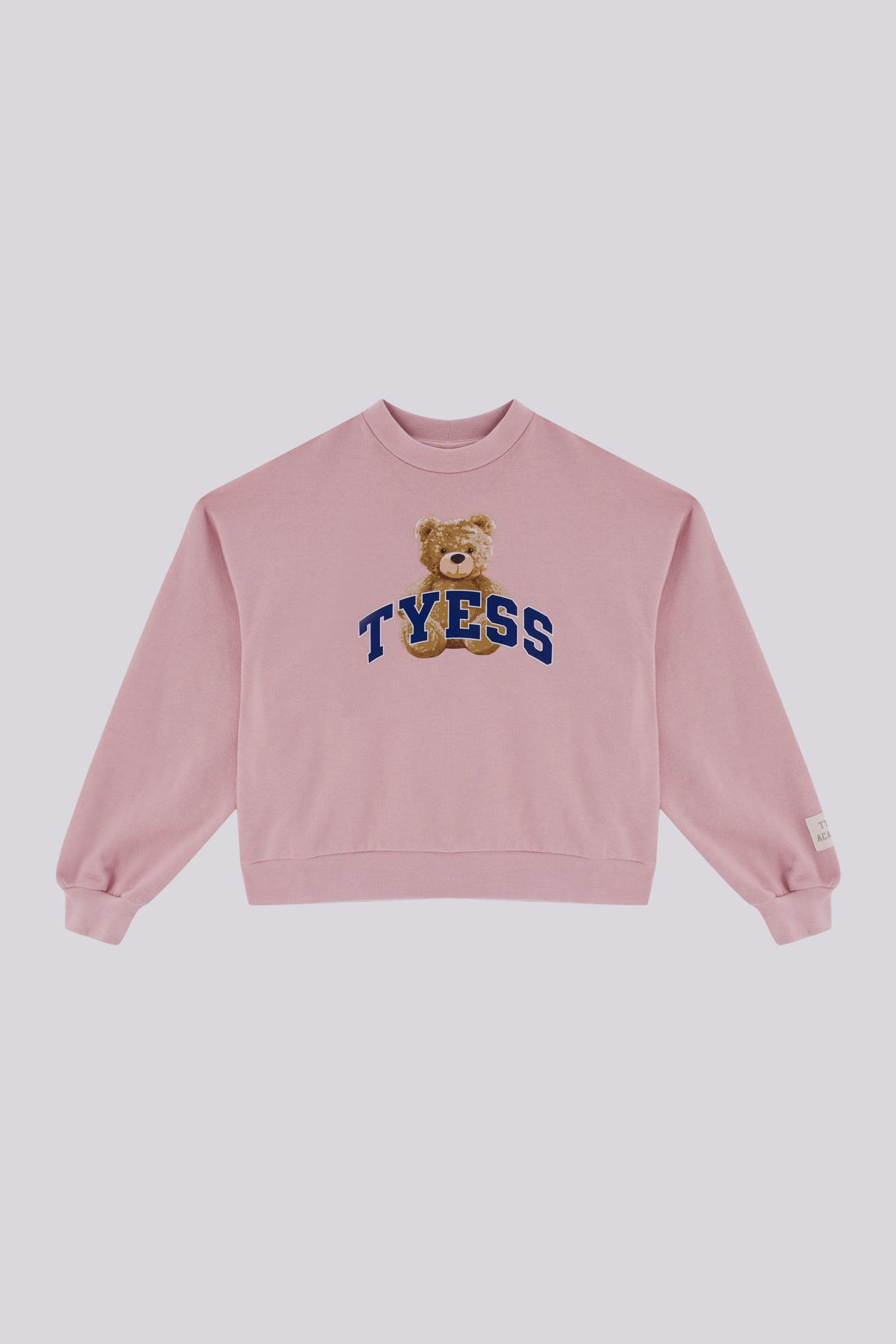 Tyess BG Store Kız Bebek Pudra Sweatshirt fotoğrafı 6 (önizleme)