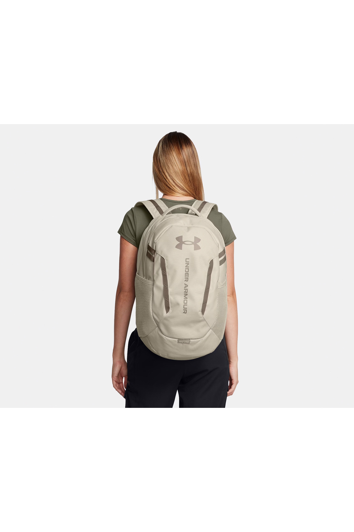 Under Armour-Ua Hustle 6.0 Backpack Backpack Cream 6