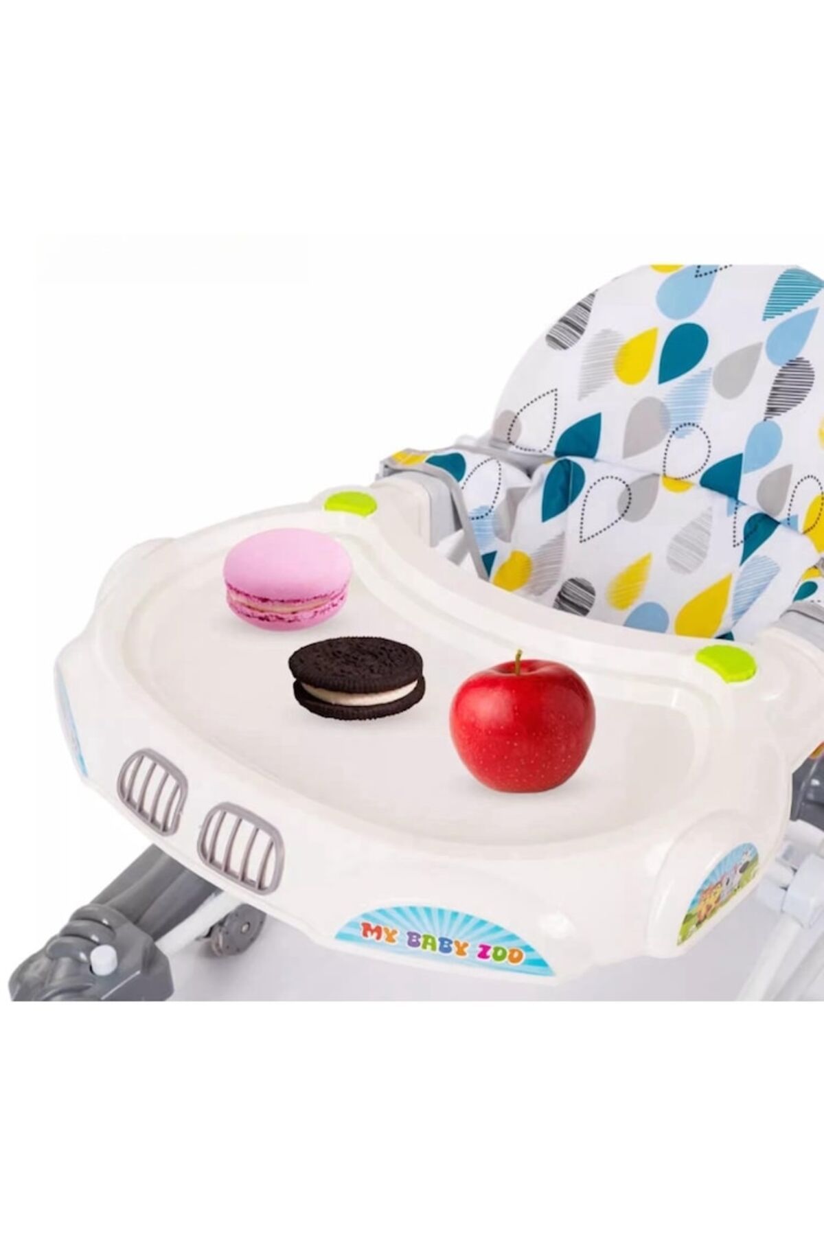 Mixbo-Walker with Toy and Adjustable Handle, Pink 3