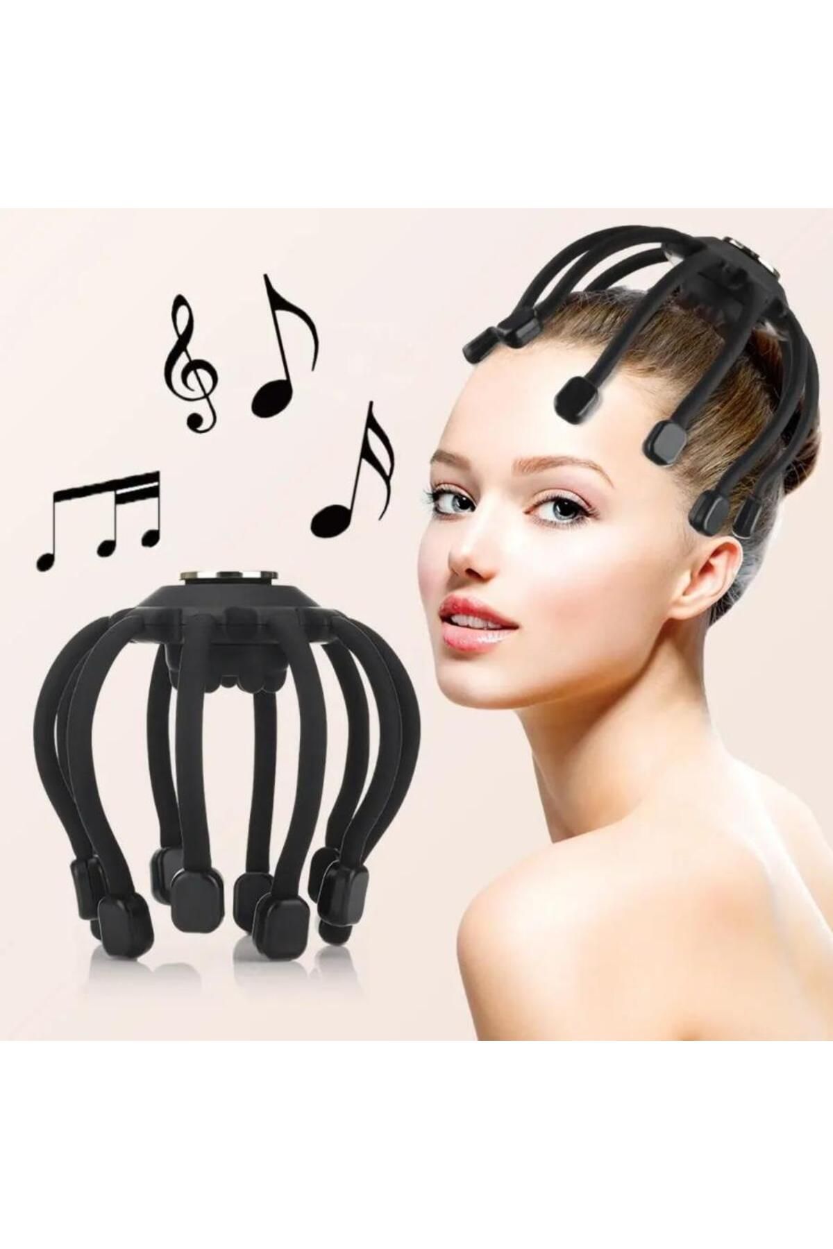 Tradeo-Electric Scalp Massager with 3 Modes, 360° Vibrating Head Massager Comb, Stress Relief Tool 7