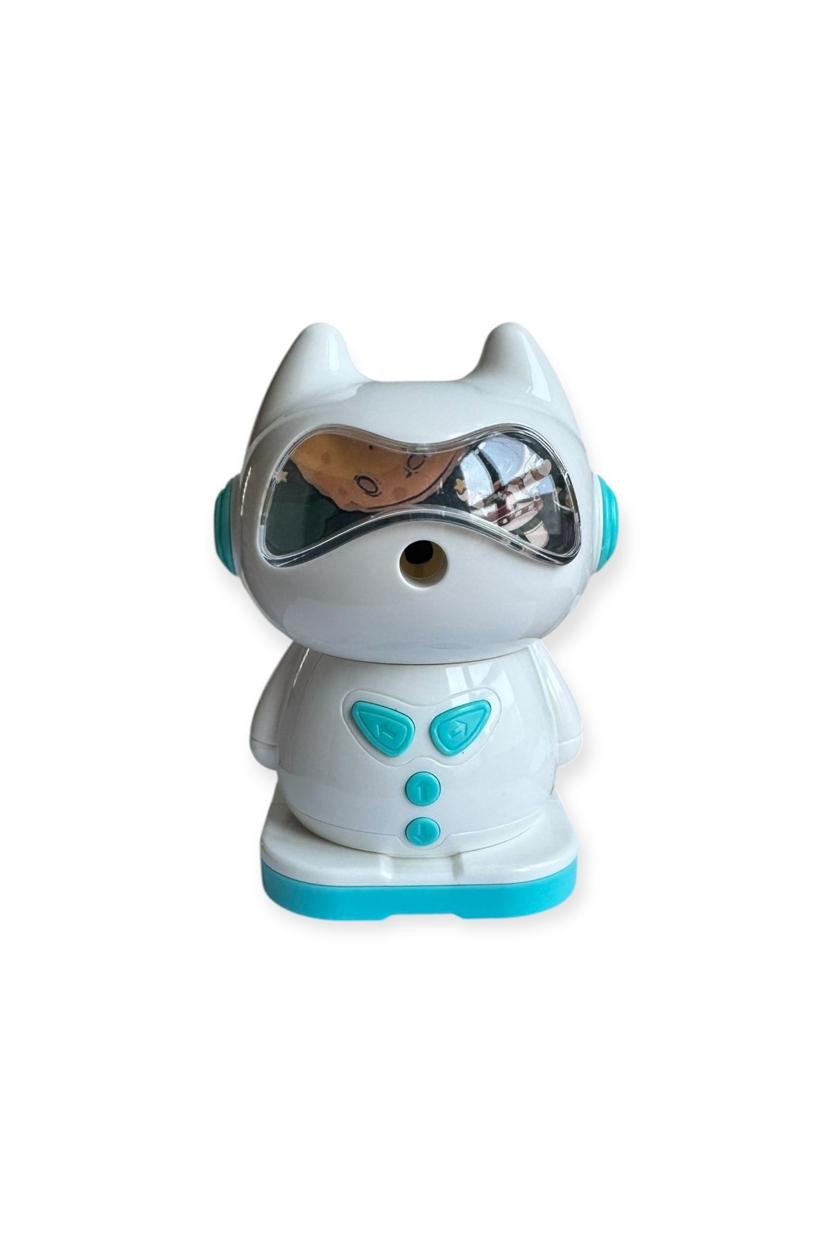 Polin-Mechanical Pencil Sharpener with Cat Design, Rotating Lever, 4 Color Options 5