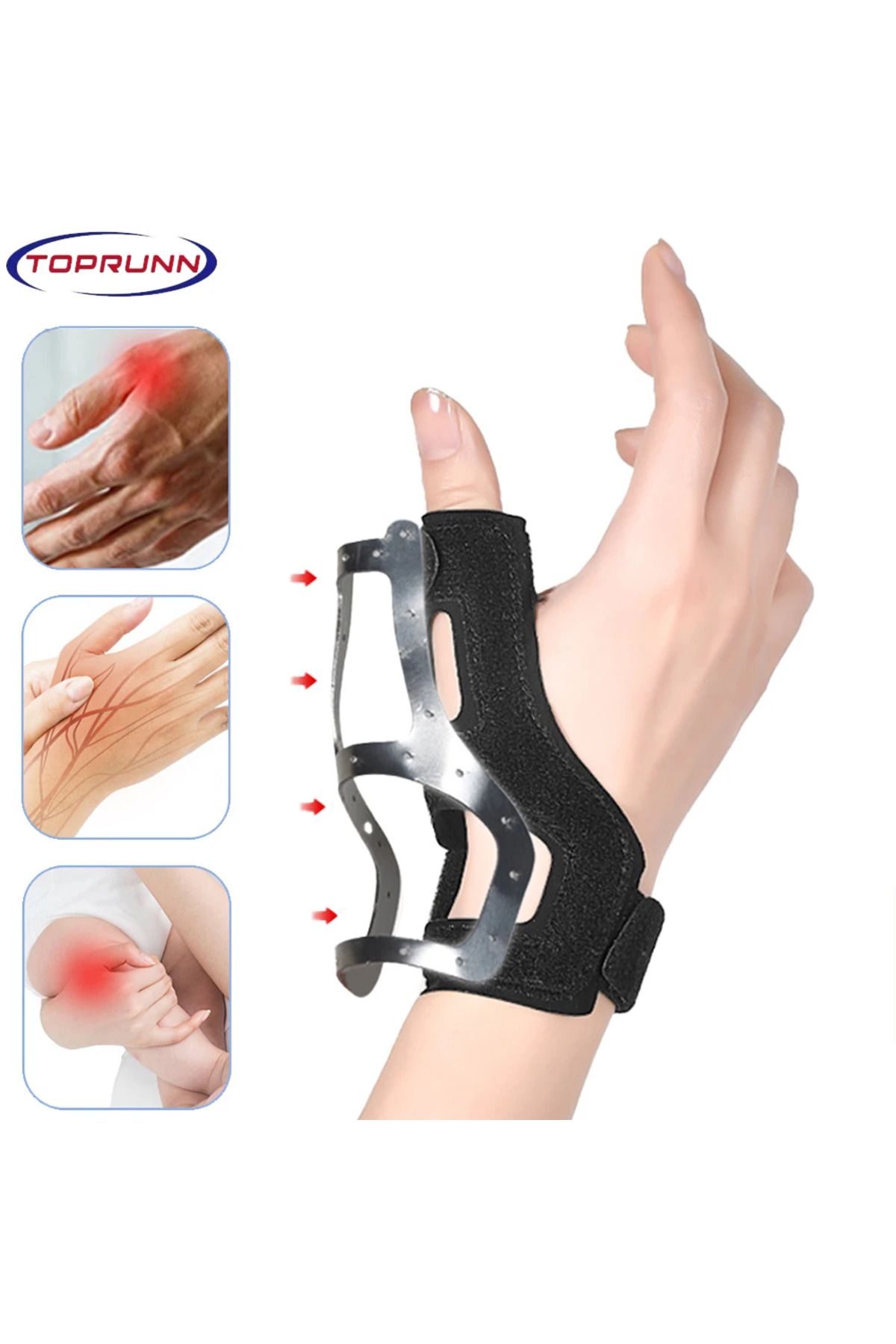 Choice-1pcs 1Pcs Thumb Brace Splint for Trigger Finger and De Quervain's Disease Thumb Support Stabilizer U 1