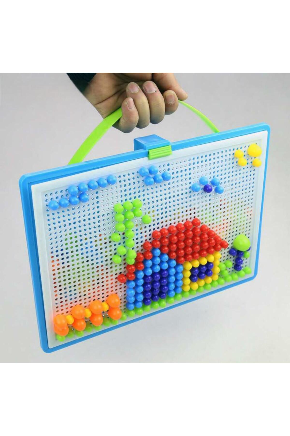 ۲۹۶ تکه پازل سه‌بعدی آموزشی STEM، بازی‌های تخته‌ای ساخت‌وساز در جعبه با طرح قارچ و دانه برای کودکان…