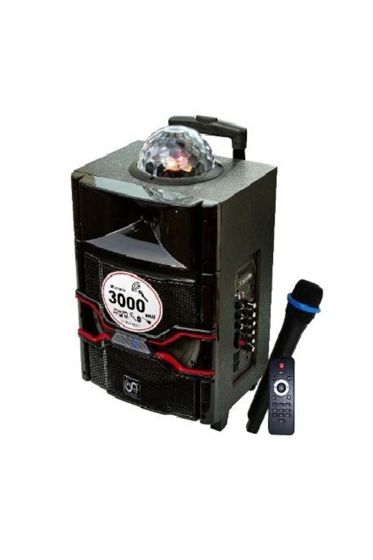 RTS-Portable Speaker, Microphone, Remote Control, Stick Reader, Sd Card, fm Radio, bluetooth 1