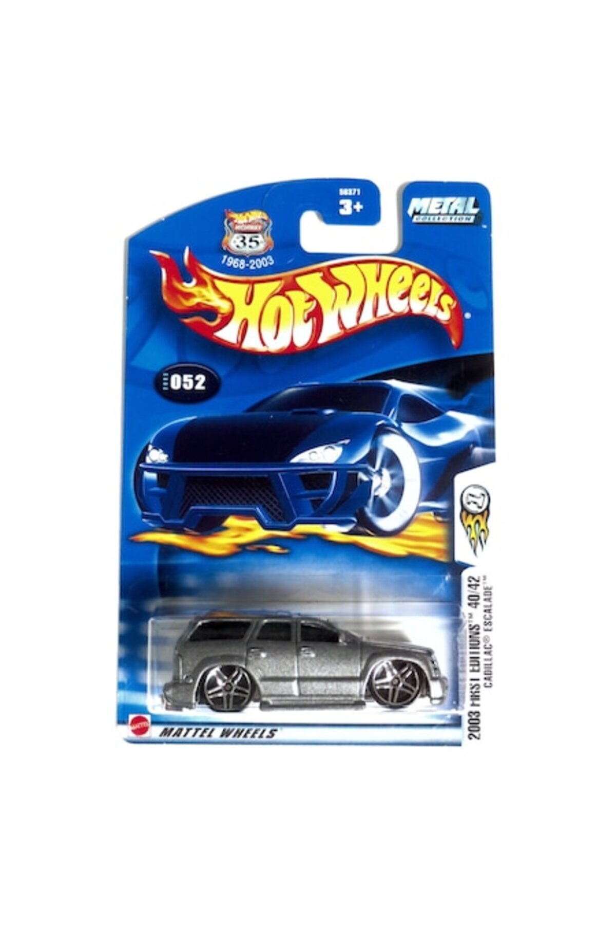 Masinuta metalica Hot Wheels, Cadillac Escalade, Colectia 2003, Gri, 1:64