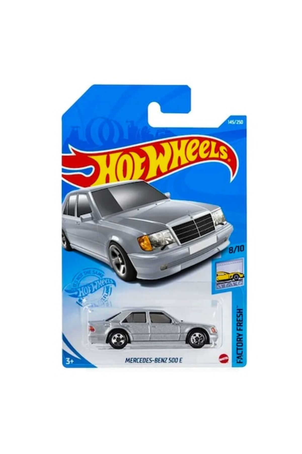 Masinuta metalica Hot Wheels, Mercedes-Benz 500 E, 1:64, Gri
