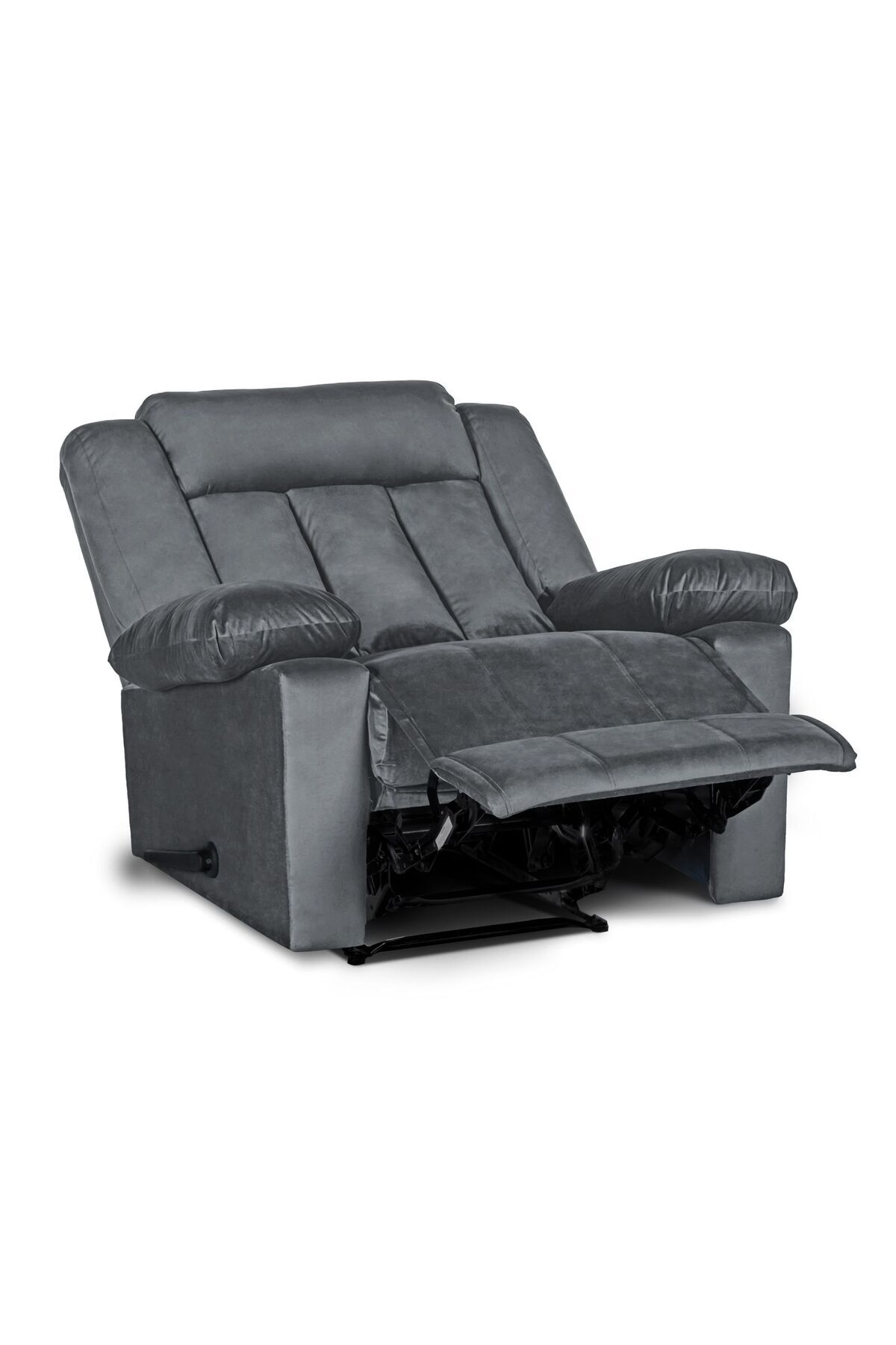 Lazy Vibes-Trio Recliner Chair in Luxurious Velvet | Fixed 5