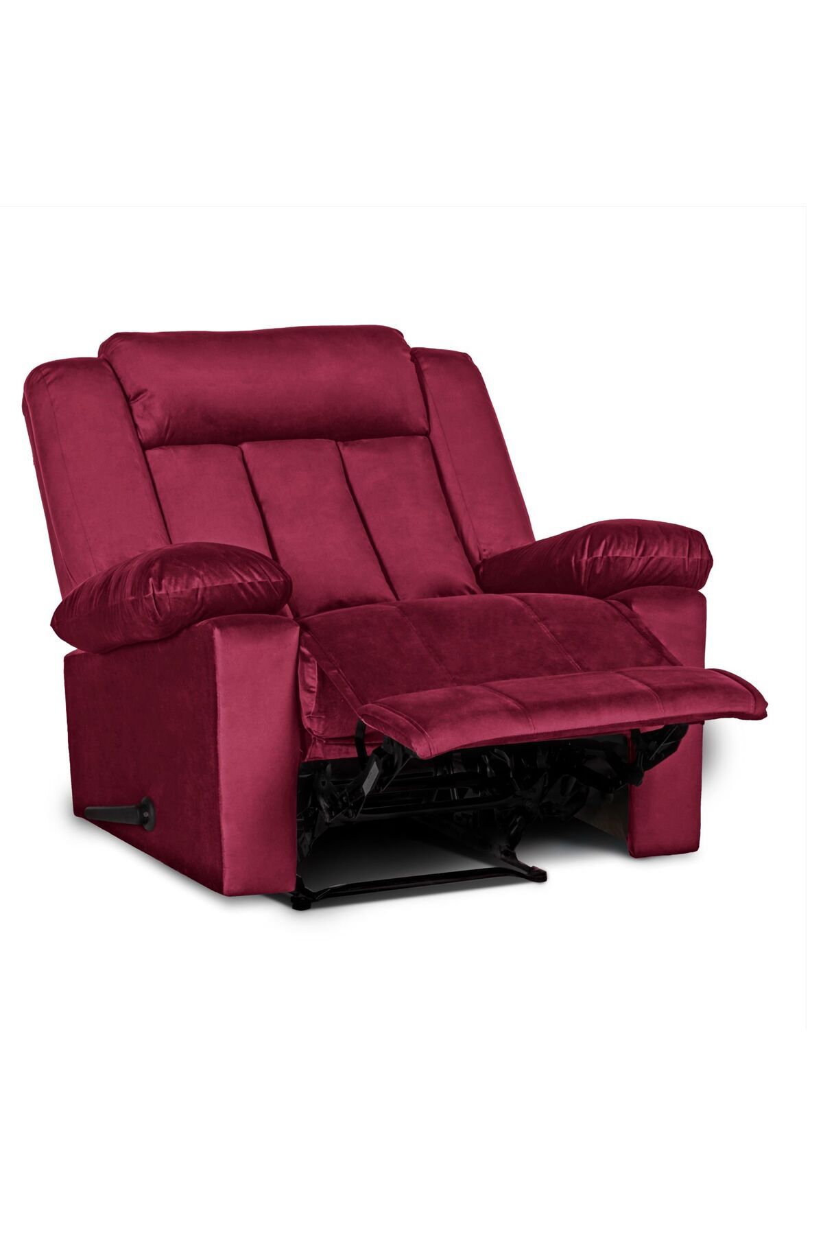 Lazy Vibes-Trio Recliner Chair in Plush Velvet | Rocking and Swiveling 2