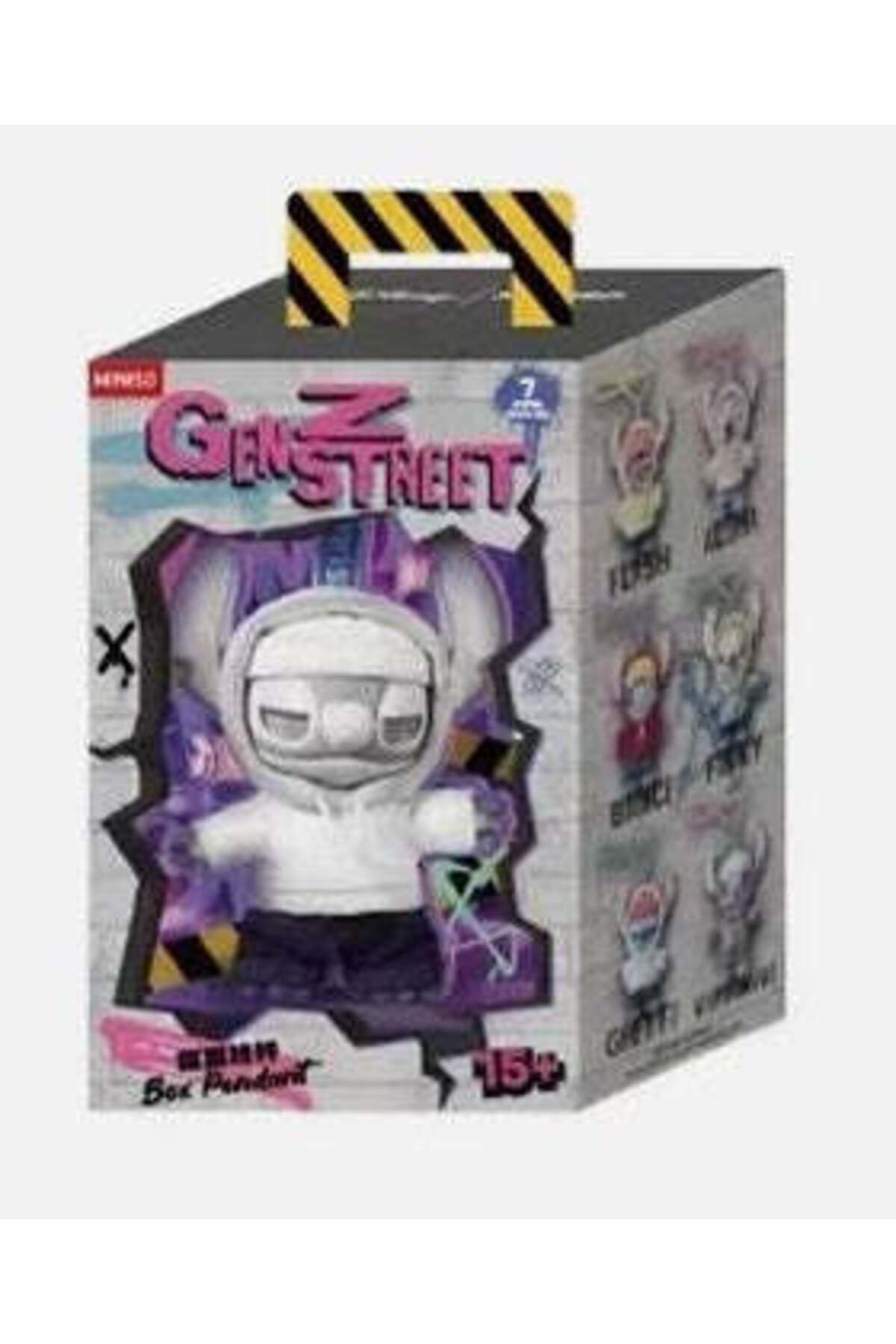 Miniso : Gen Z Street Stitch Vinyl Plush Doll Pendant 1 Pcs Blind