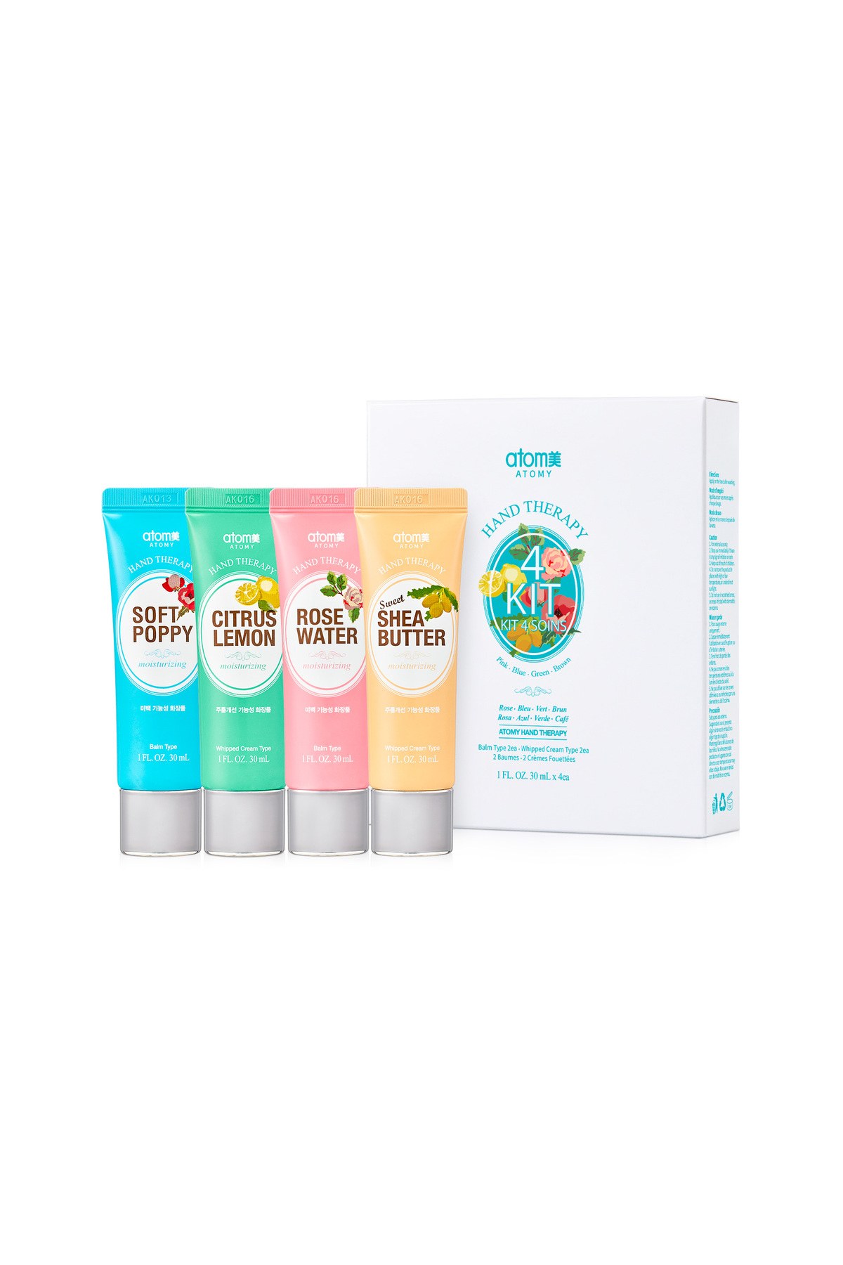 Atomy Hand Therapy Nemlendirici ve Besleyici El Kremi Seti 4x30ml