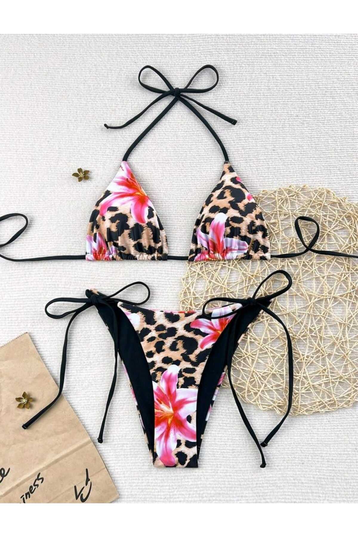 nuriçgiyim Tropikal fısıltı bikini takım